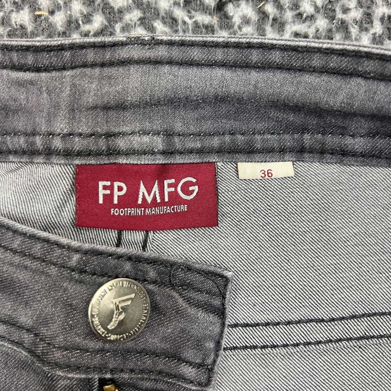 Other Footprint Manufacture Jeans Men 36x33 Gray Denim Pants Size US 36 / EU 52 - 8 Thumbnail
