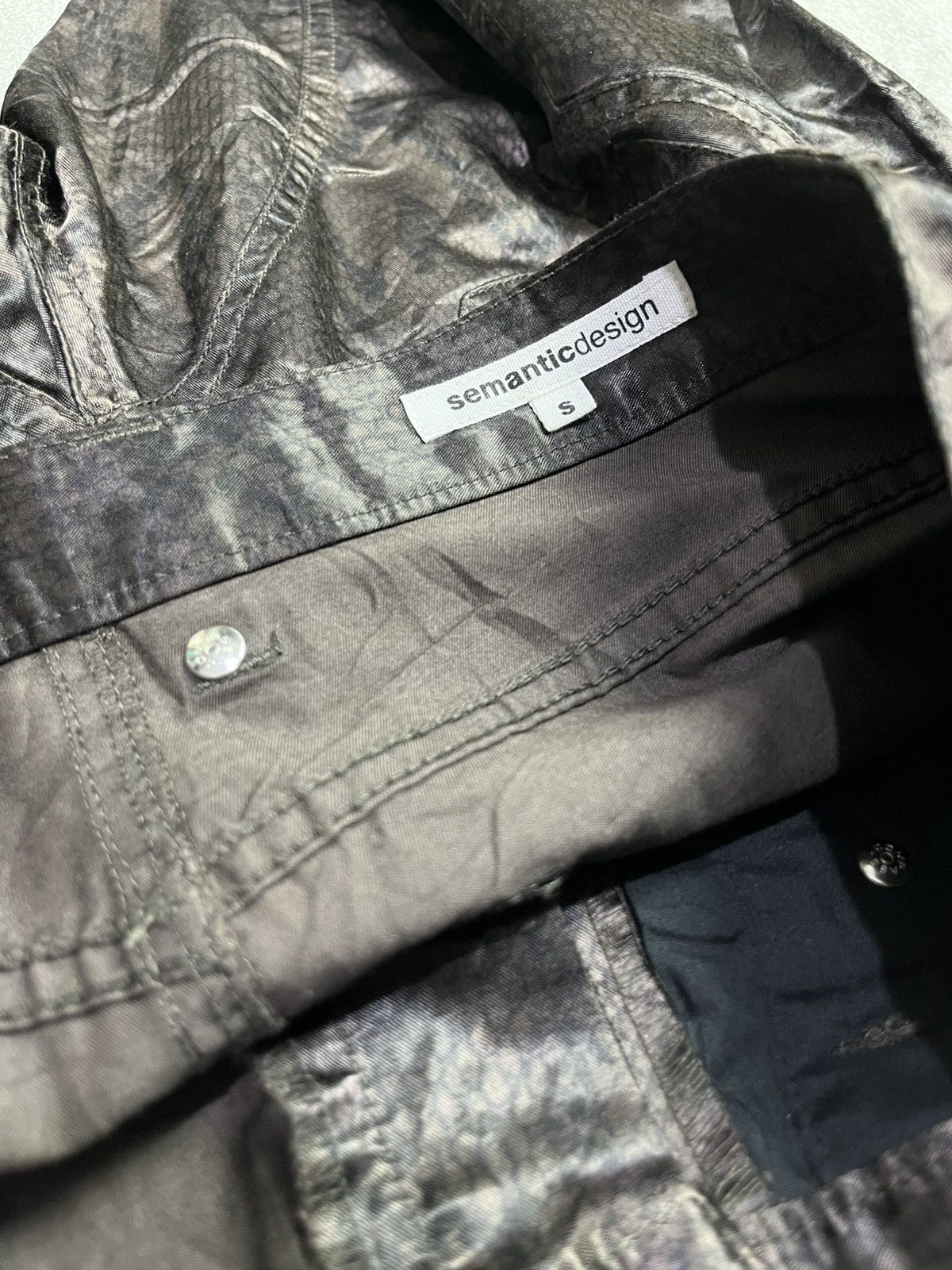 Japanese Brand Semanticdesign Snake skin python Flare Laces Pant Size US 30 / EU 46 - 10 Thumbnail