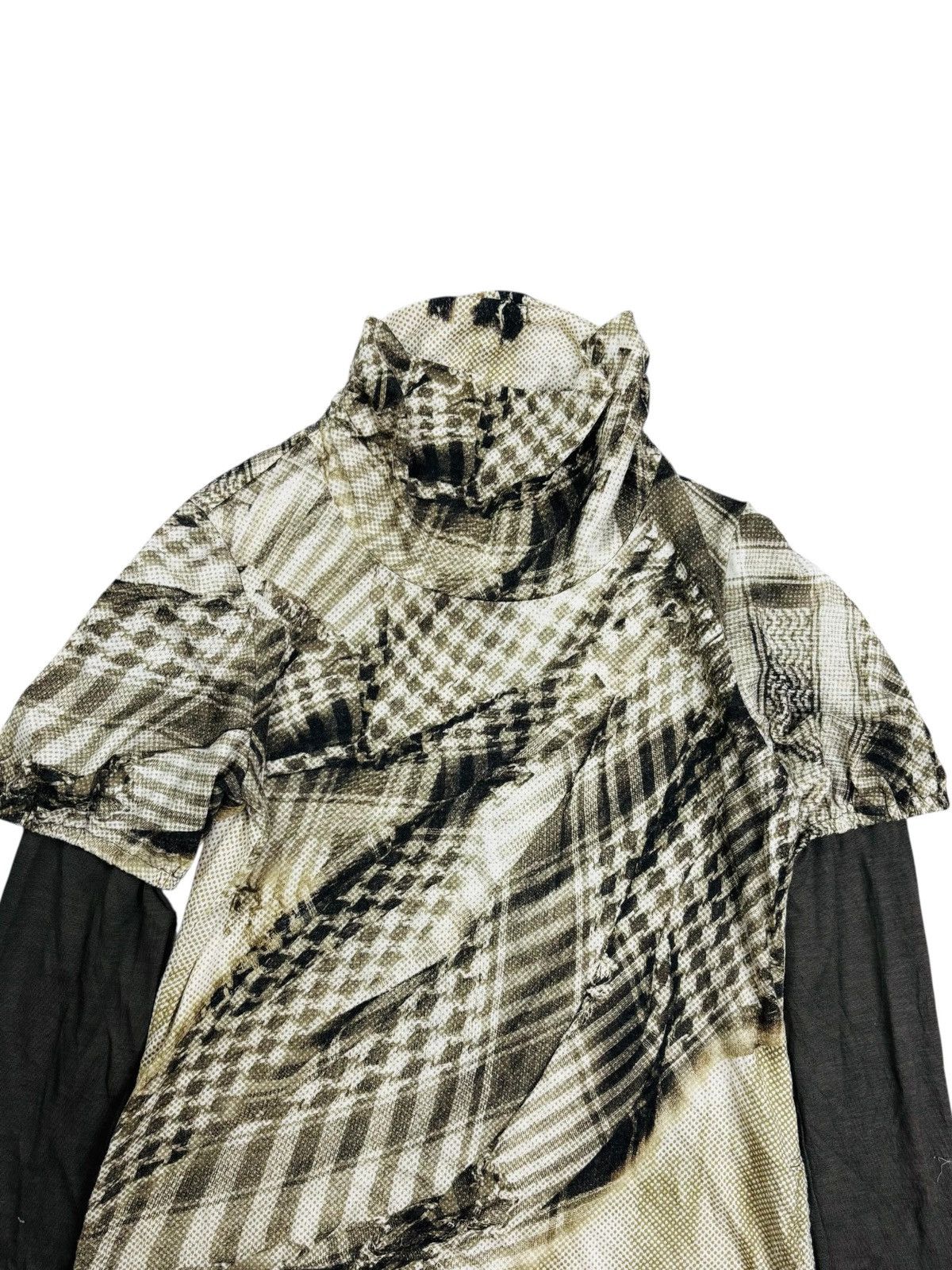 If Six Was Nine 2000s Jemy Garcon - Trompe L'oeil Keffiyeh Semagh Top Size US M / EU 48-50 / 2 - 5 Thumbnail