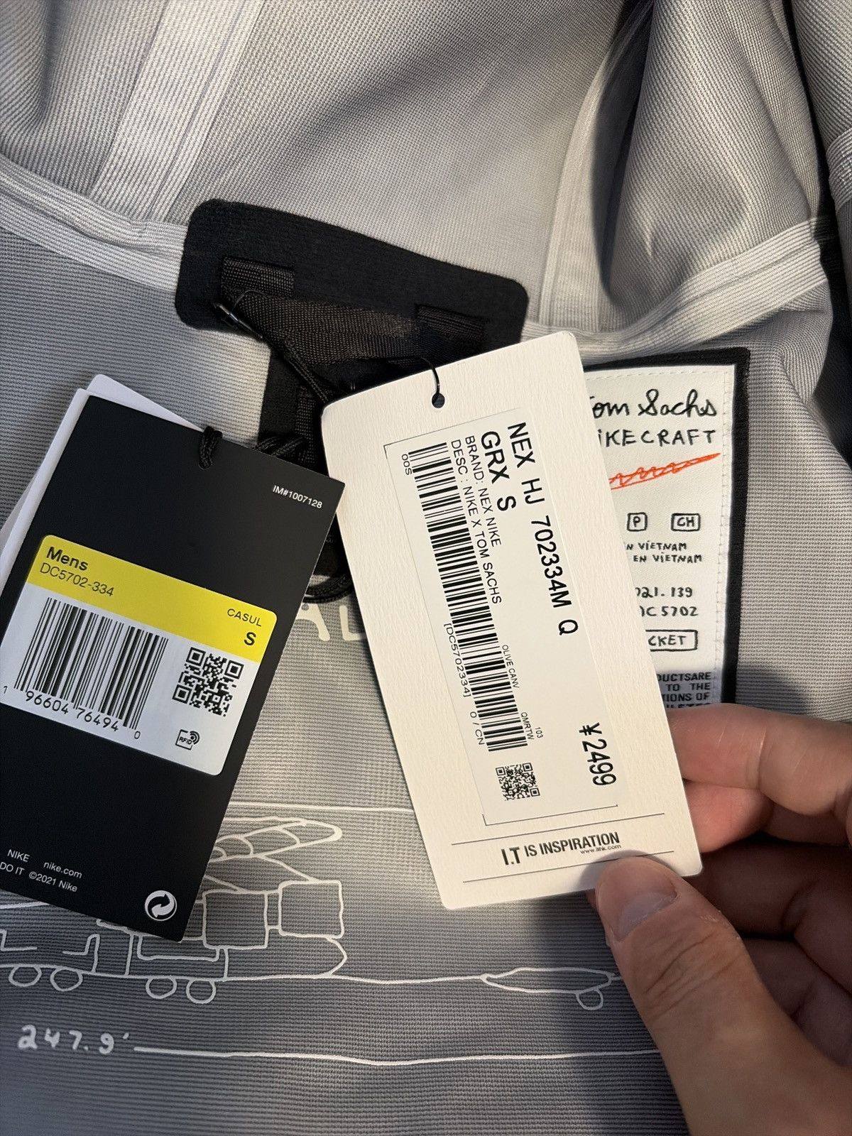 Nike × Tom Sachs Nikecraft Nike Tom Sachs ISRU Foul Weather Jacket Size US S / EU 44-46 / 1 - 6 Thumbnail