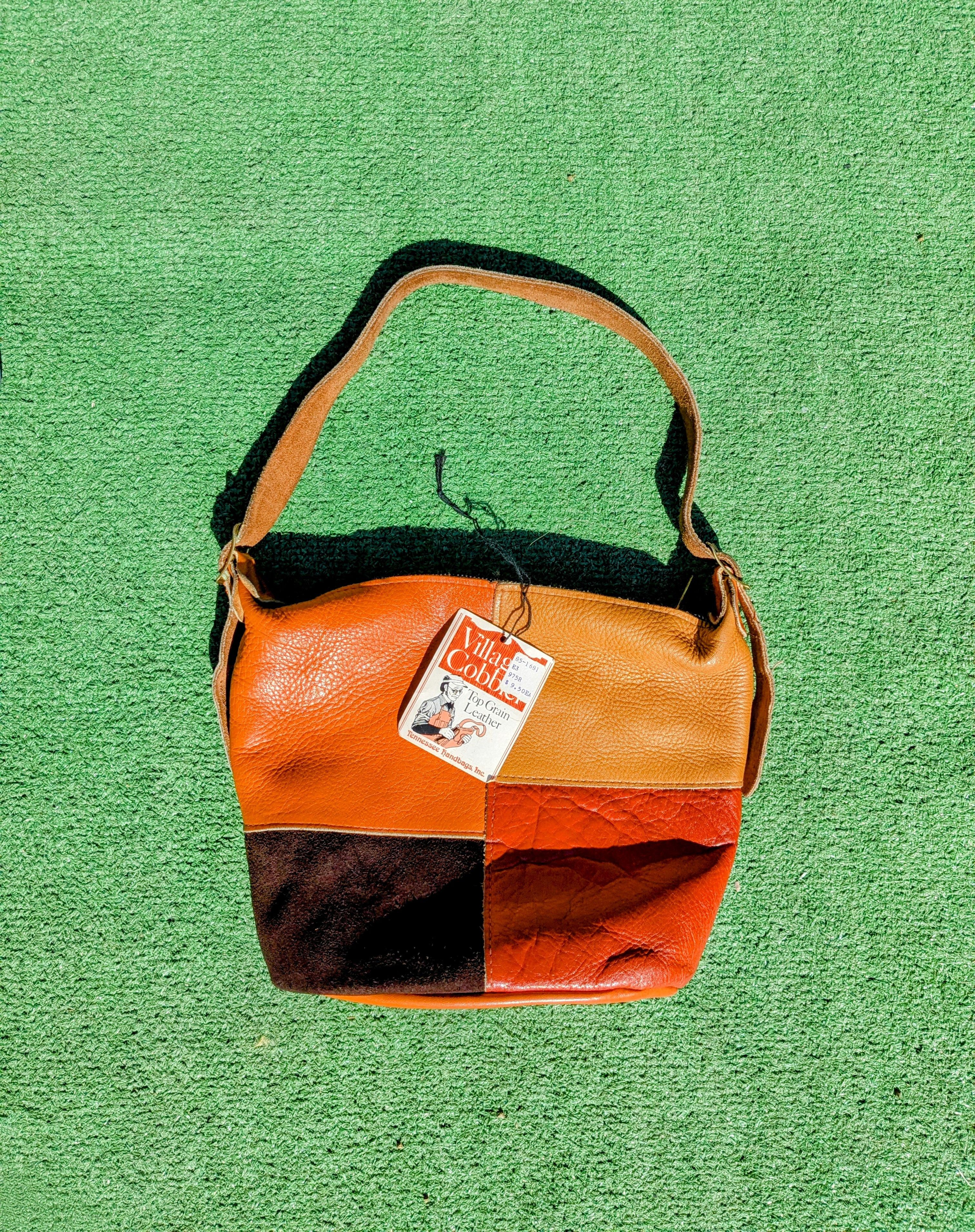 Vintage VTG Tennessee Village Cobbler Leather Hobo Shoulder Handbag Size ONE SIZE - 3 Thumbnail