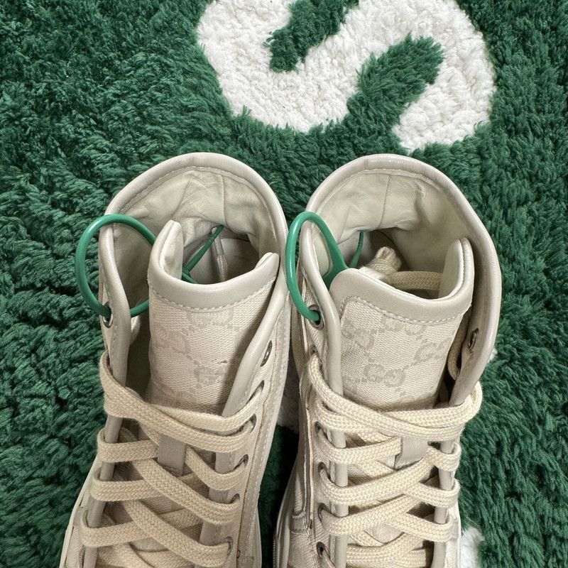 Gucci Gucci Monogram High-Top Canvas Sneakers for Women -2508 Size US 4 / IT 34 - 7 Thumbnail