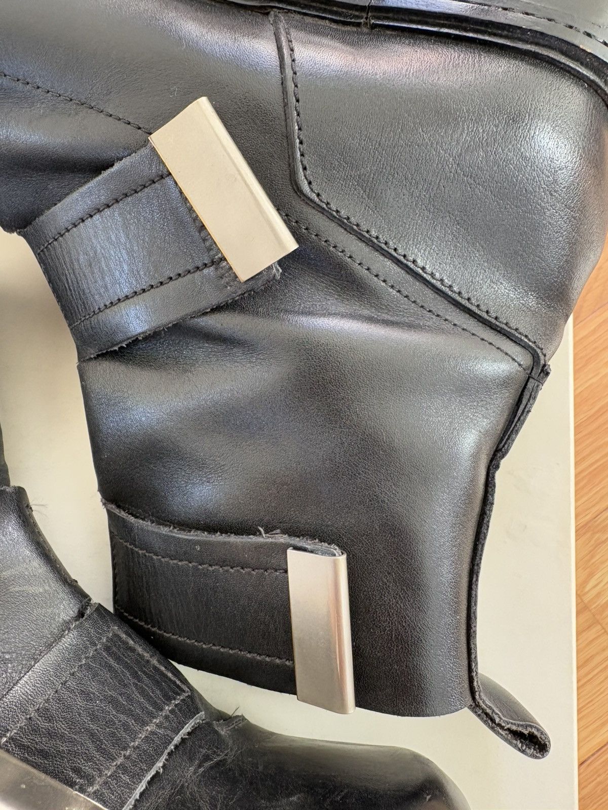 Dirk Bikkembergs Dirk Bikkembergs FW95 Vintage 90s Leather Bondage Boots US 8 Size US 8 / EU 41 - 6 Thumbnail