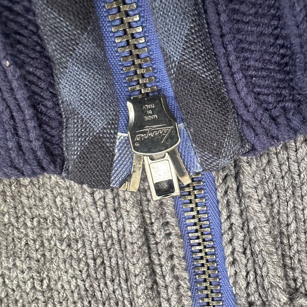 Iceberg Iceberg jeans vintage zip sweater patchwork hand knit Size US L / EU 52-54 / 3 - 12 Thumbnail