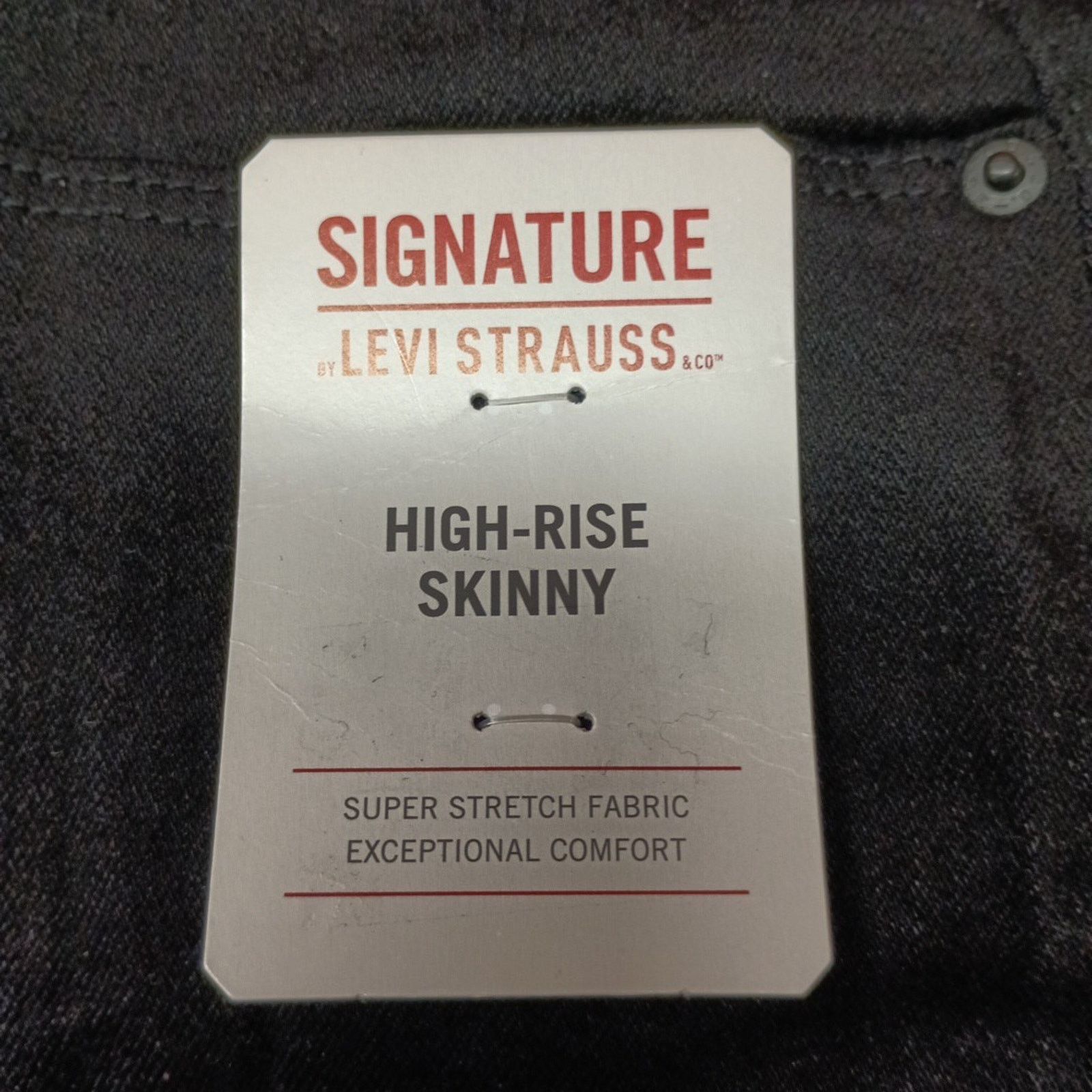 Levi's Levi High Rise Skinny Jeans Woman's Size 12 M 31x30 Black Size 34" / US 12 / IT 48 - 2 Thumbnail