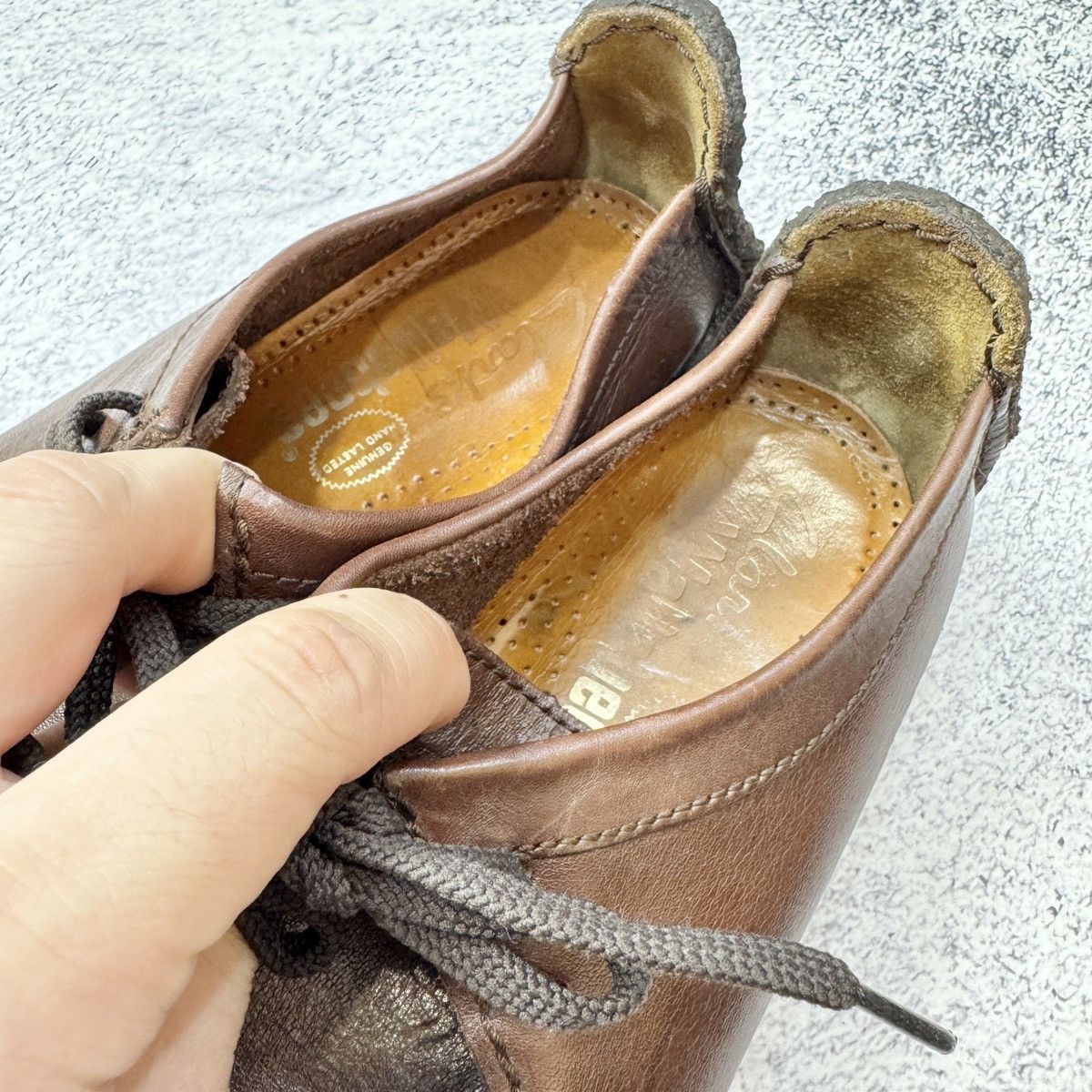 Clarks × Vintage Clarks Wallabees Brown Leather US7.5 UK6.5 EU40.5 25.5cm Size US 7.5 / EU 40-41 - 13 Thumbnail