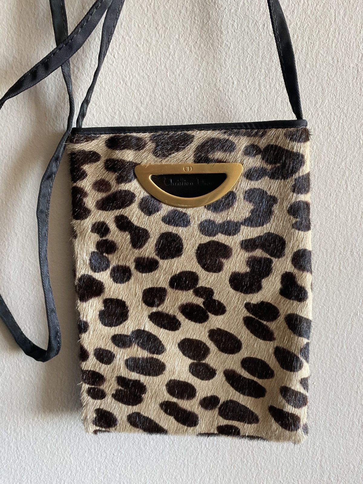 Christian Dior Monsieur Vintage Christian Dior Cow Hair Mini Crossbody Bag Size ONE SIZE - 3 Thumbnail