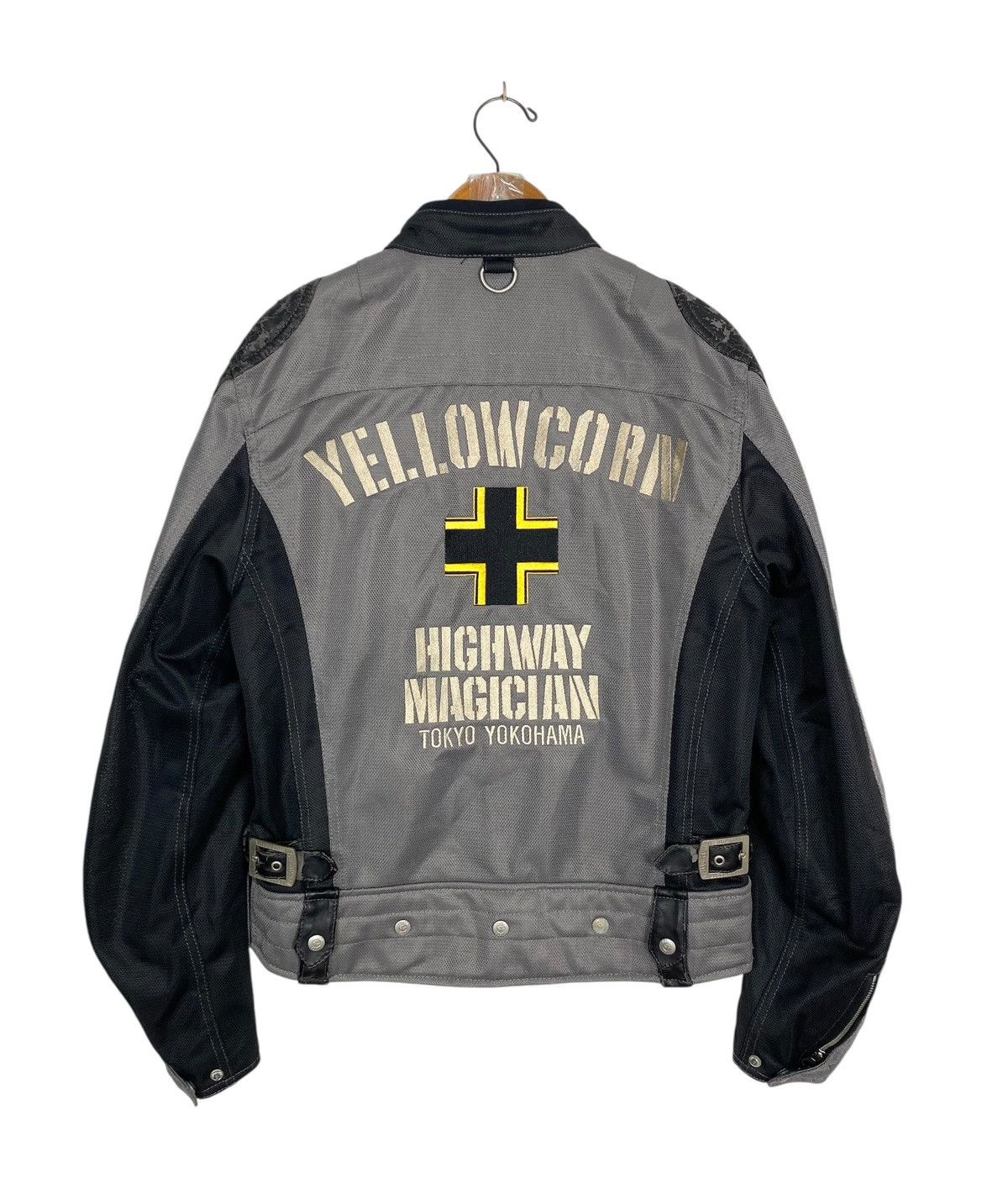 YELLOW CORN Rare‼️ Yellow Corn Bikers Jacket Embroidery Big Logo Size US S / EU 44-46 / 1 - 5 Thumbnail