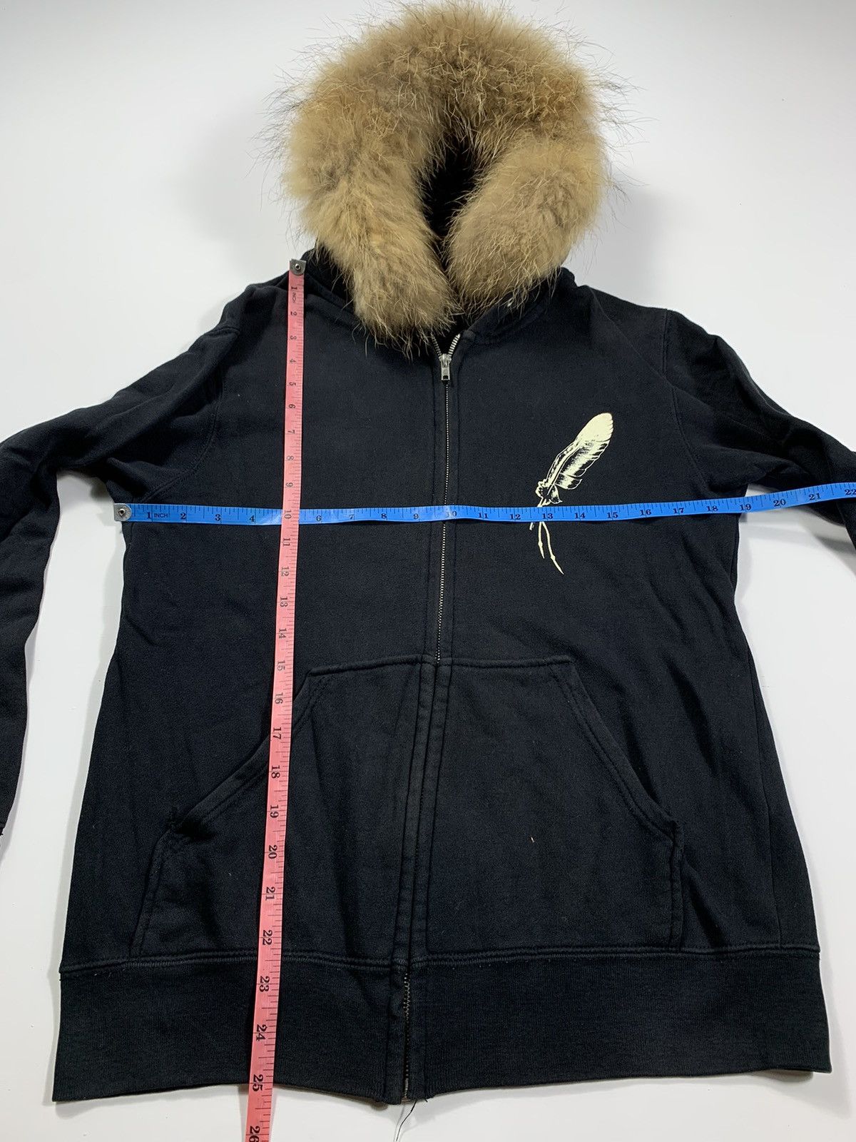 Hysteric Glamour × If Six Was Nine × Japanese Brand Japanese Acoustic Faux Fur Zip Hoodie Jacket Size US M / EU 48-50 / 2 - 6 Thumbnail