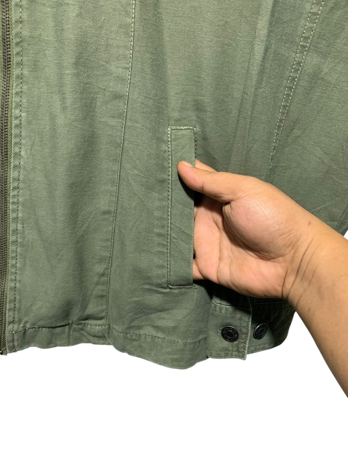 In The Attic 2000s In The Attic unkown pleasure military green jacket Size US M / EU 48-50 / 2 - 5 Thumbnail