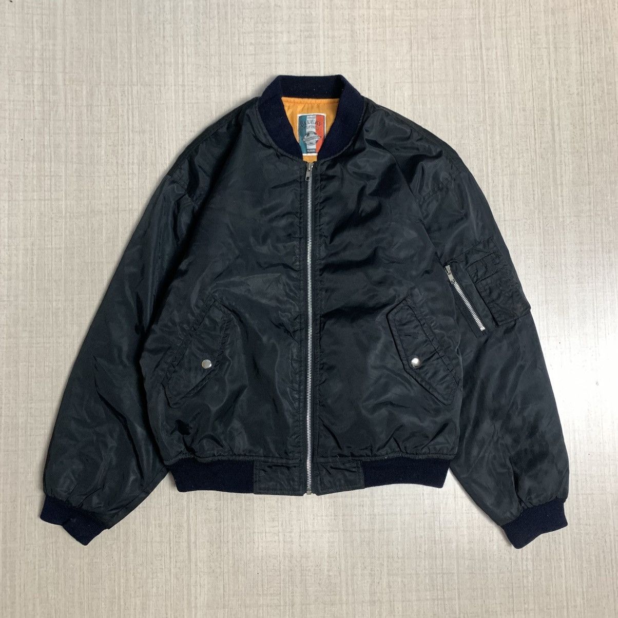Japanese Brand 2000's japanese archive MA-1 Bomber jacket Size US L / EU 52-54 / 3 - 1 Thumbnail