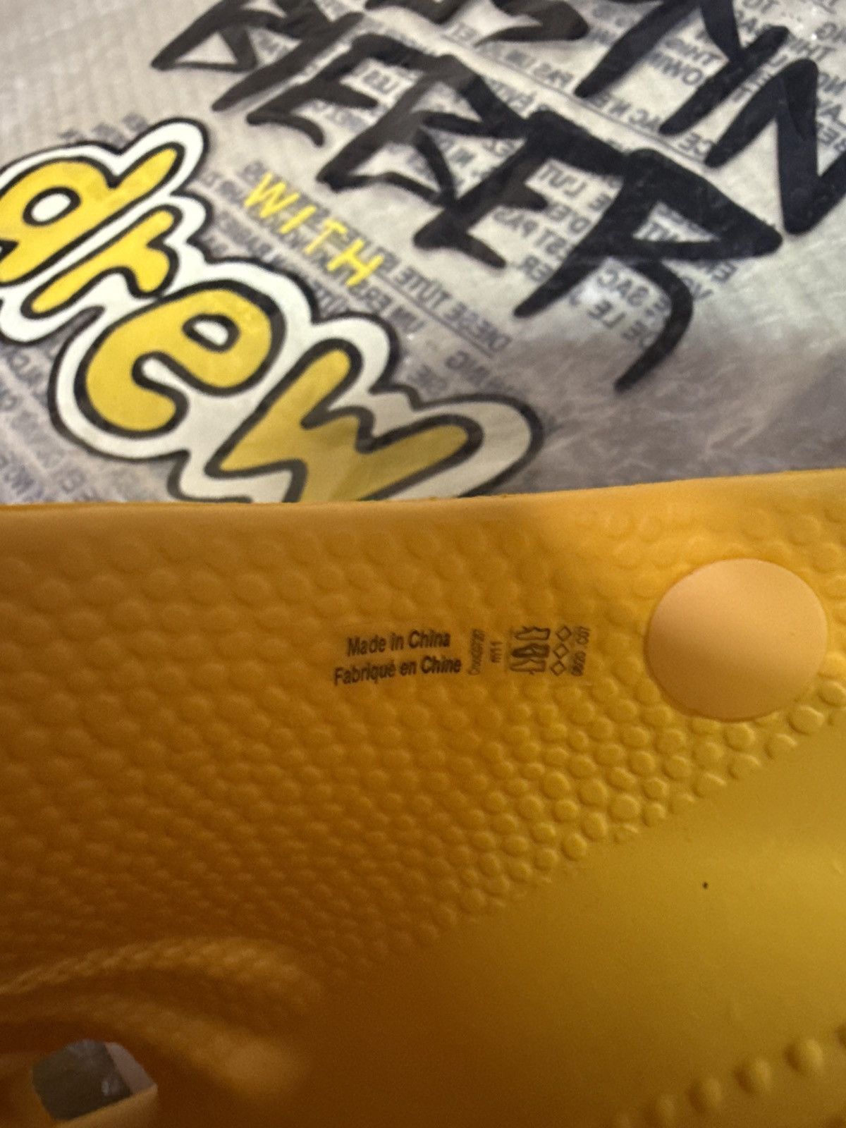 Drew House New Drew House Crocs 11 Yellow Missing Jibbitz Size US 11 / EU 44 - 5 Thumbnail