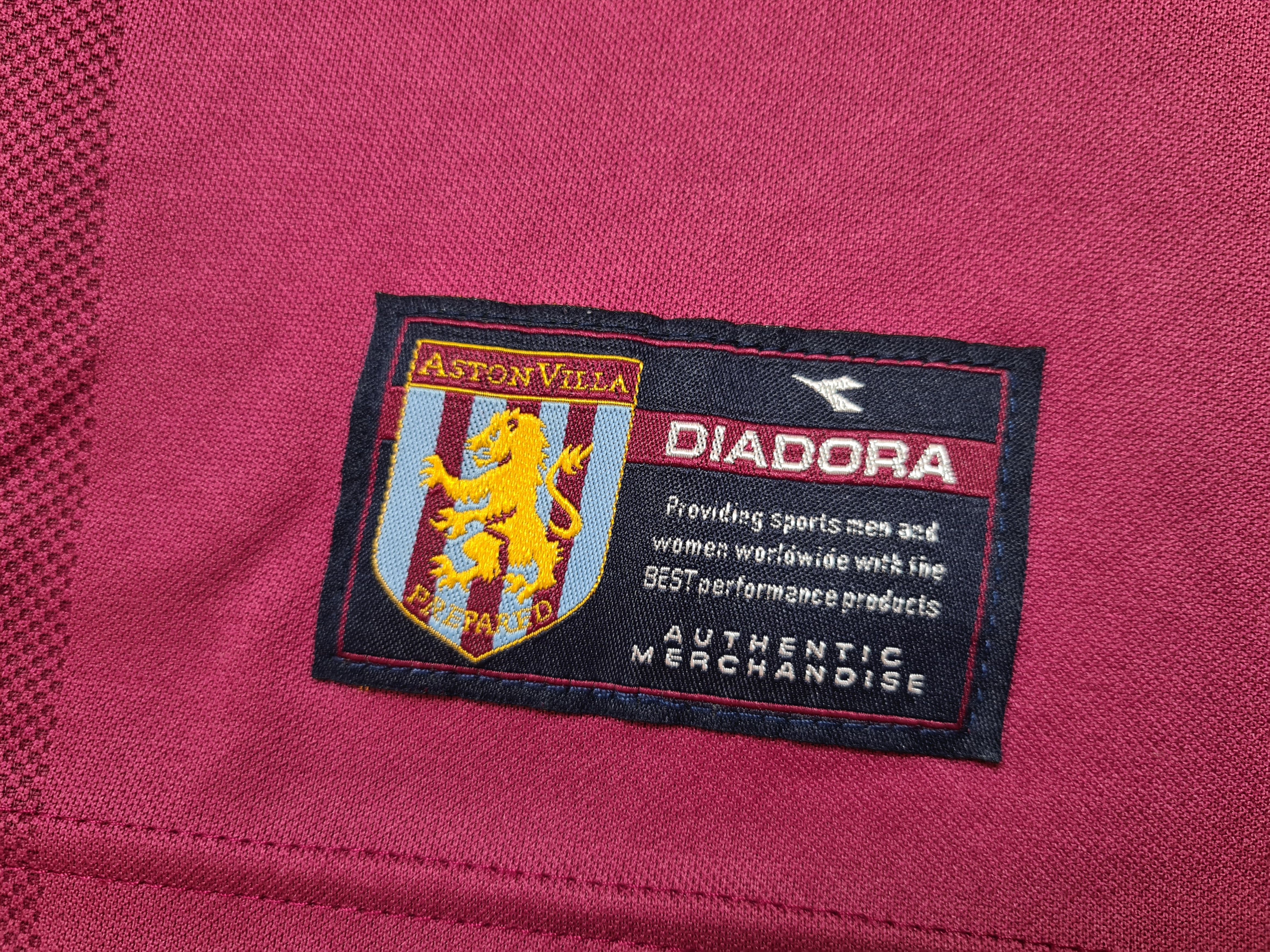 All Sport ASTON VILLA 2001 2002 HOME FOOTBALL SHIRT SOCCER JERSEY Size US M / EU 48-50 / 2 - 9 Thumbnail