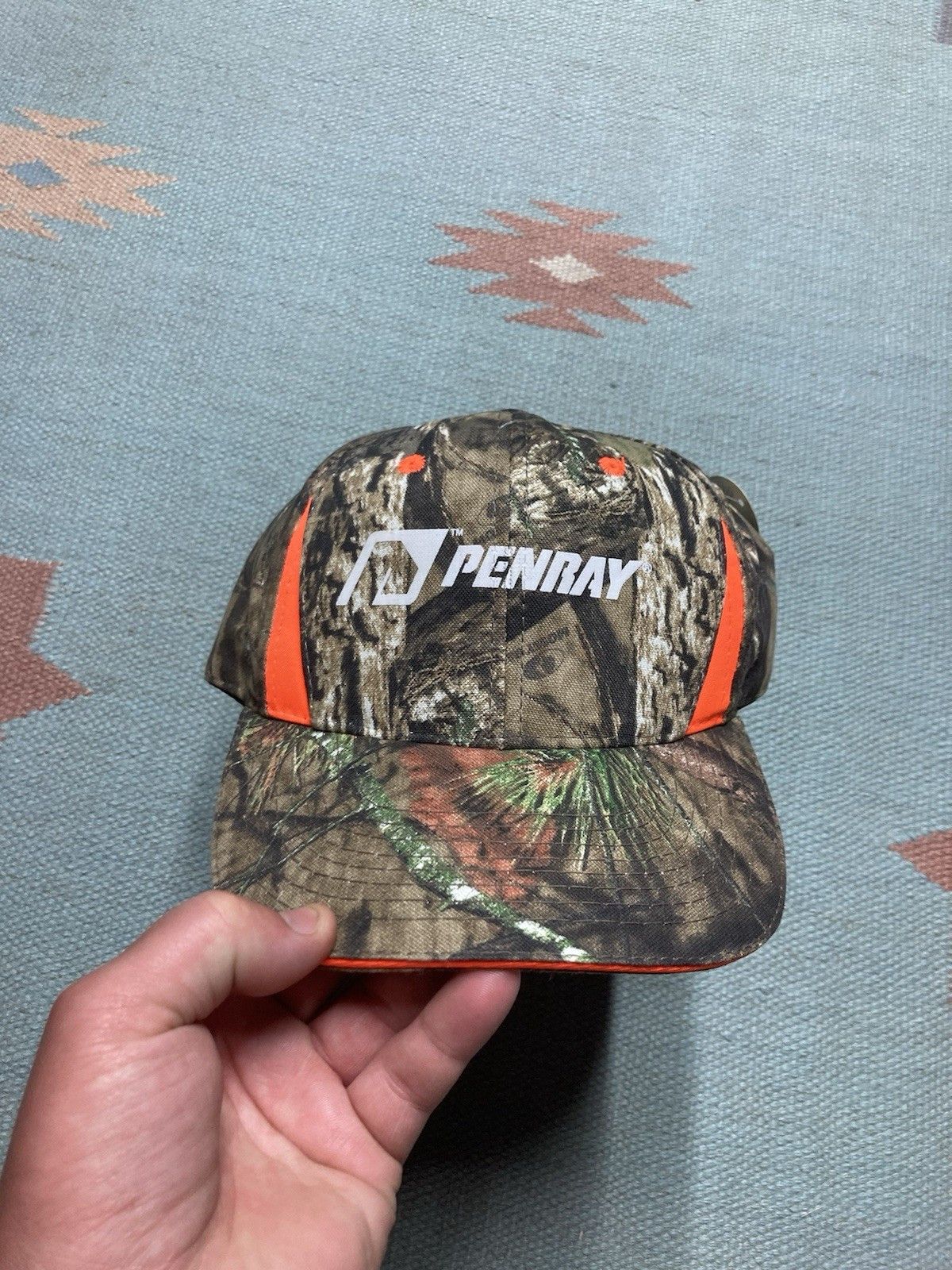 Mossy Oaks × Vintage Strapback hat camo mossy oak Penray automotive hi vis NWT Size ONE SIZE - 2 Thumbnail