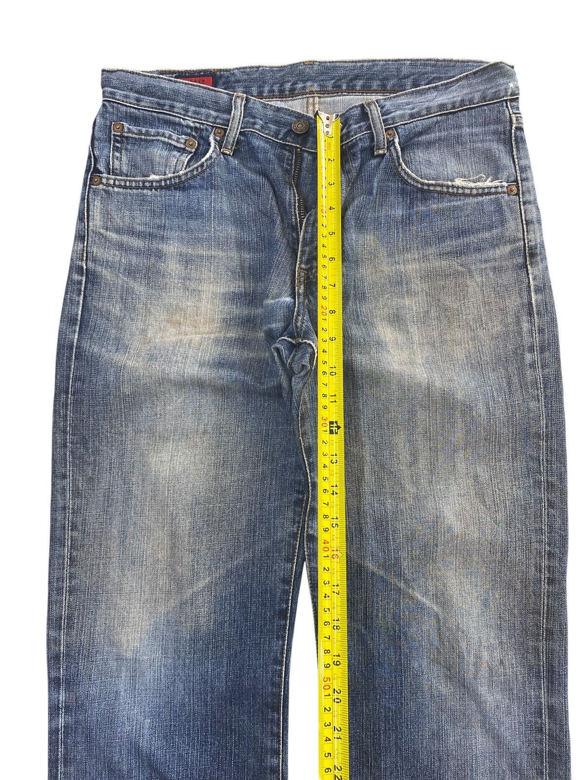 Edwin Edwin Faded Blue Wash Style Loose Jeans Size US 32 / EU 48 - 6 Thumbnail