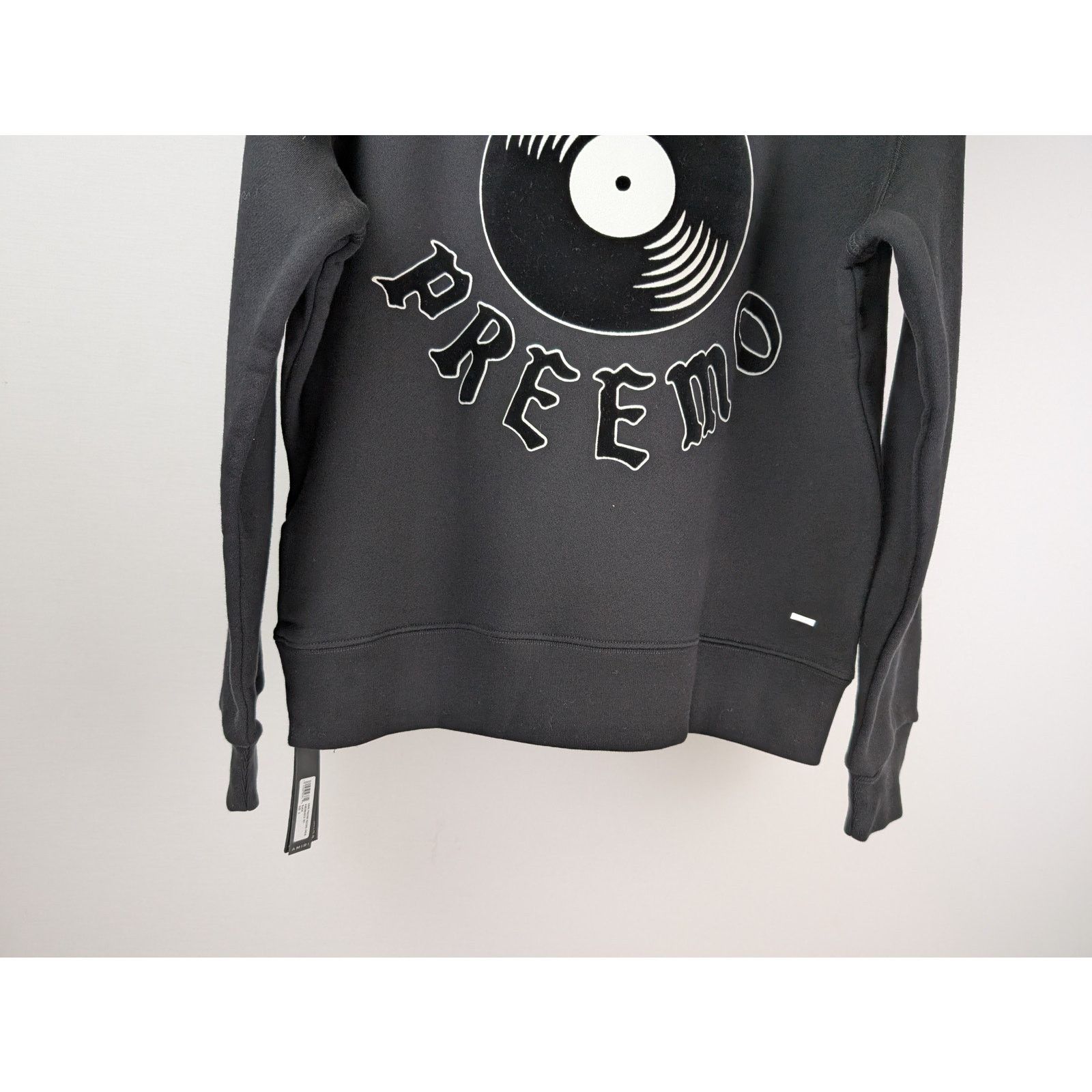 Amiri o1rshd1 Amiri Preemo Record Crewneck Sweatshirt in Black Size US XL / EU 56 / 4 - 9 Thumbnail