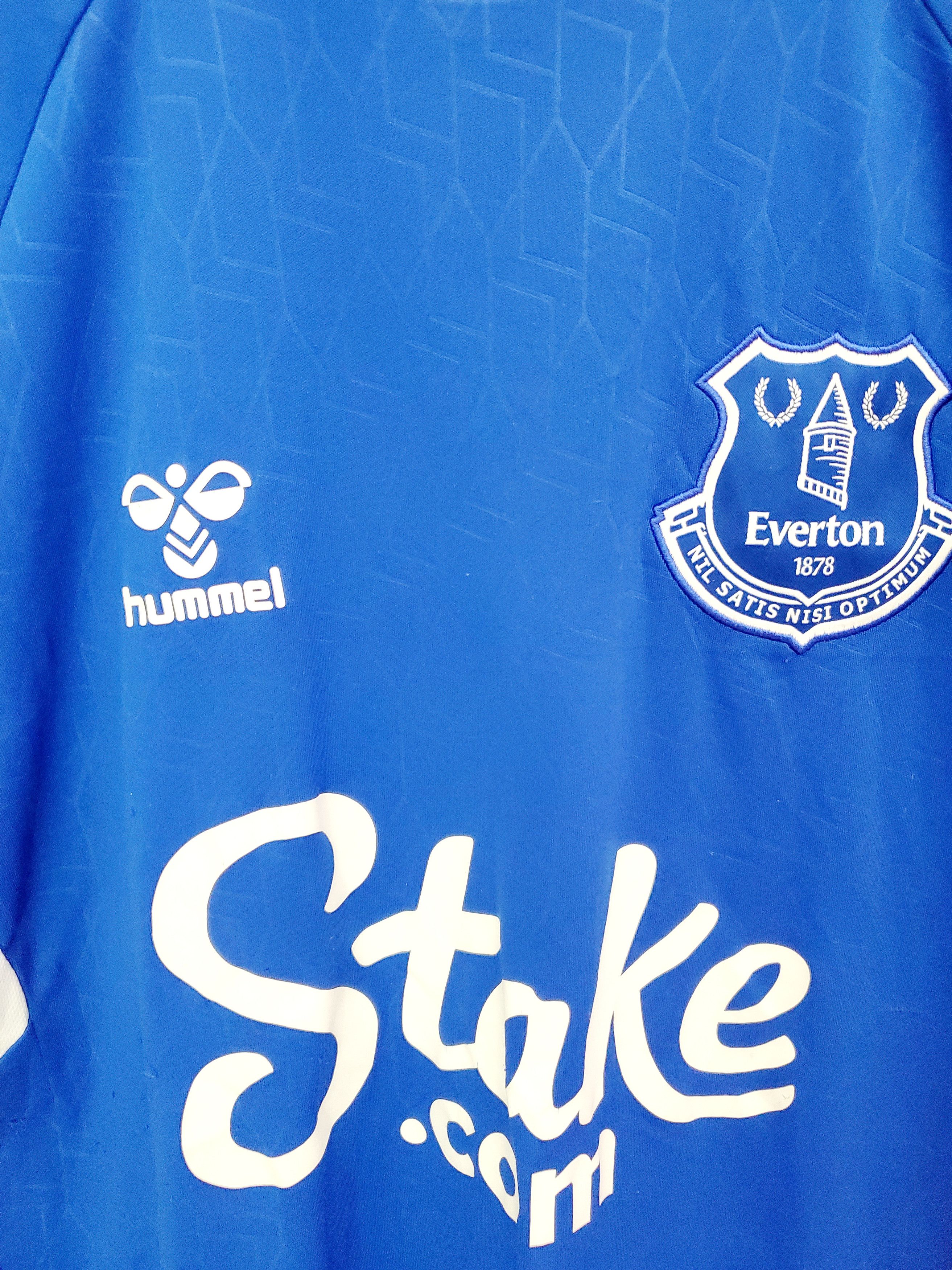 Hummel Everton FC 2022/23 home football shirt jersey size S Size US S / EU 44-46 / 1 - 2 Thumbnail
