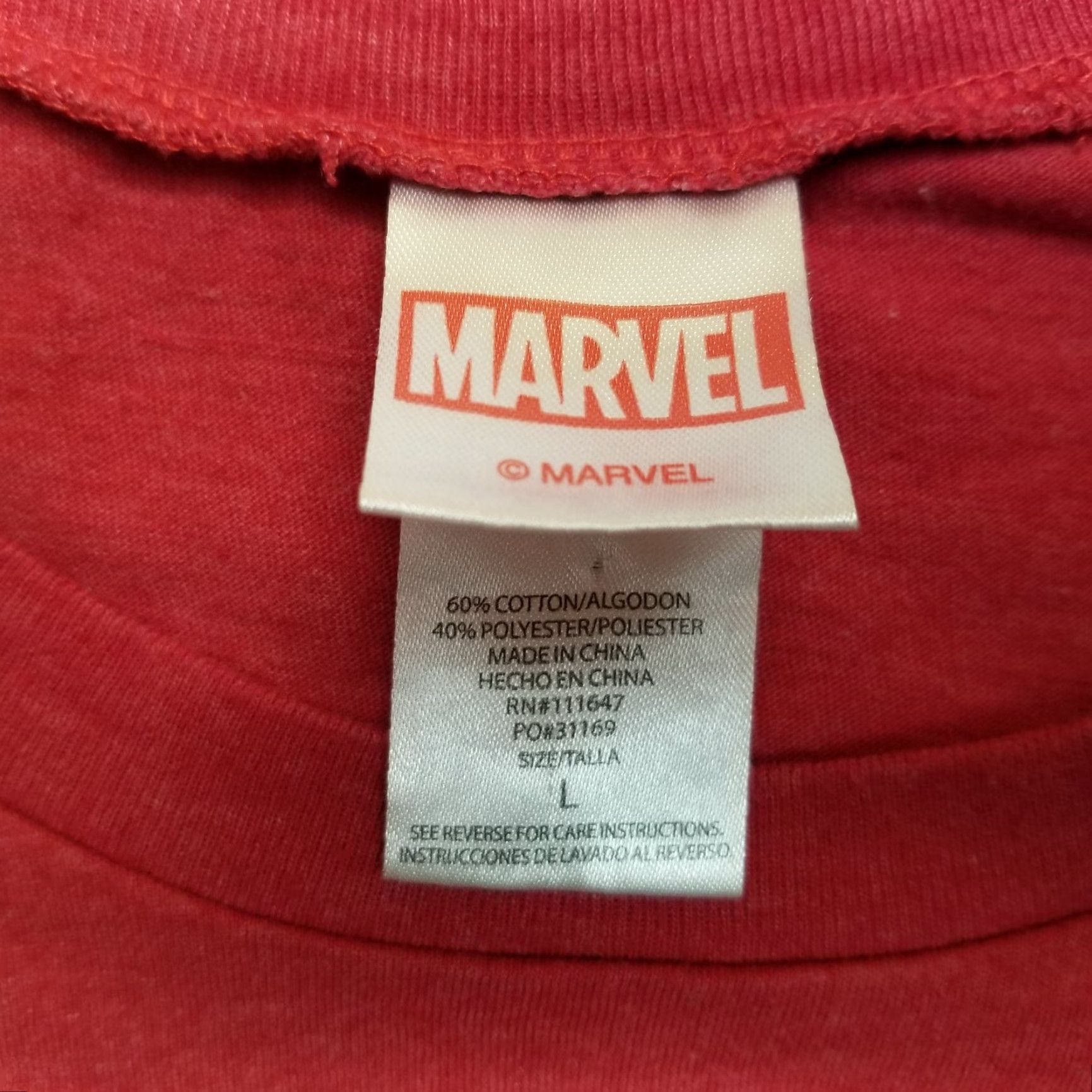 Vintage Marvel Shirt Mens Large Red Ant Man Tacos Short Sleeve Crewneck End Game Casual Size US L / EU 52-54 / 3 - 5 Thumbnail