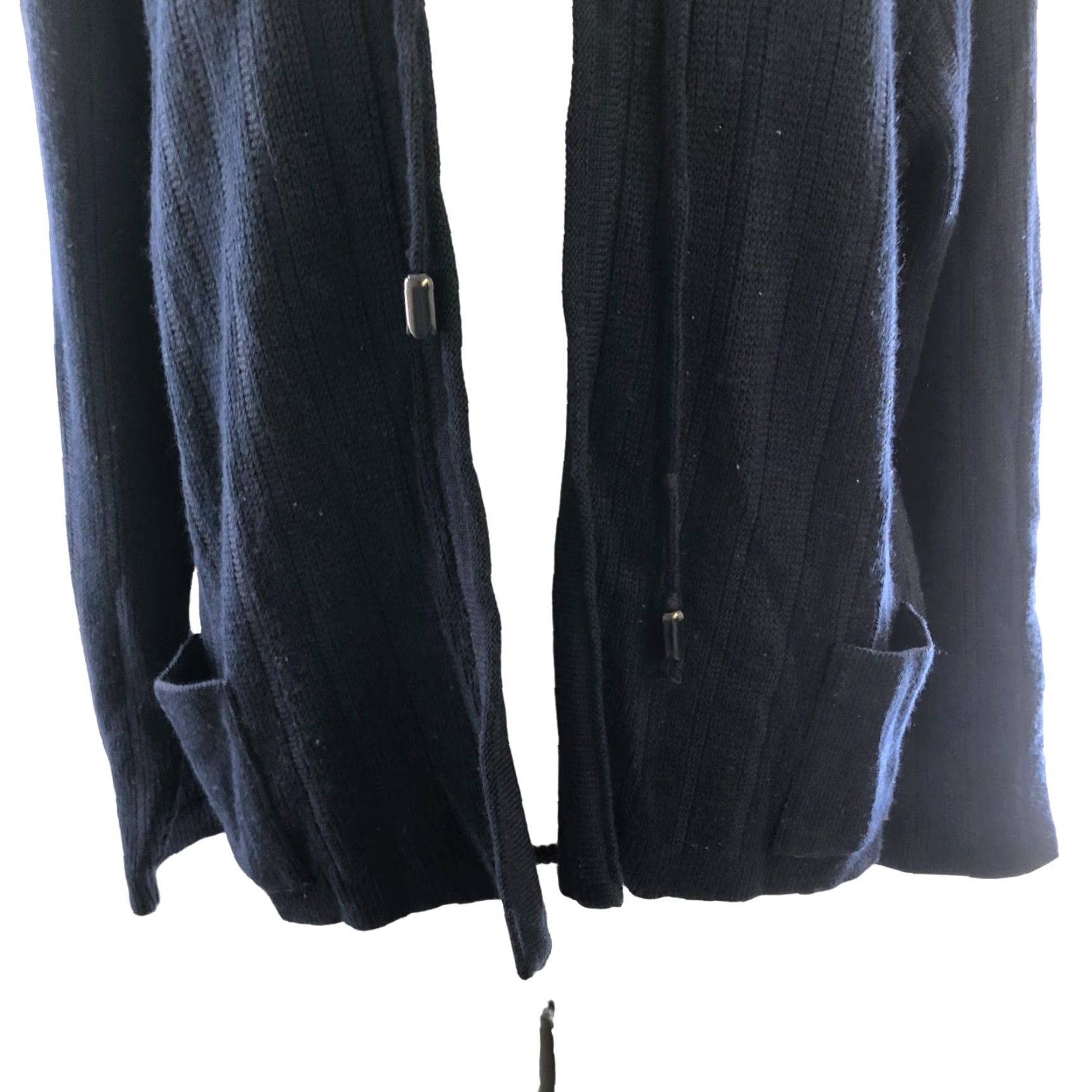 Vintage VINTAGE Wool Cardigan Sweater Navy Blue Womens M Sz 48 Germany Open Size M / US 6-8 / IT 42-44 - 5 Thumbnail