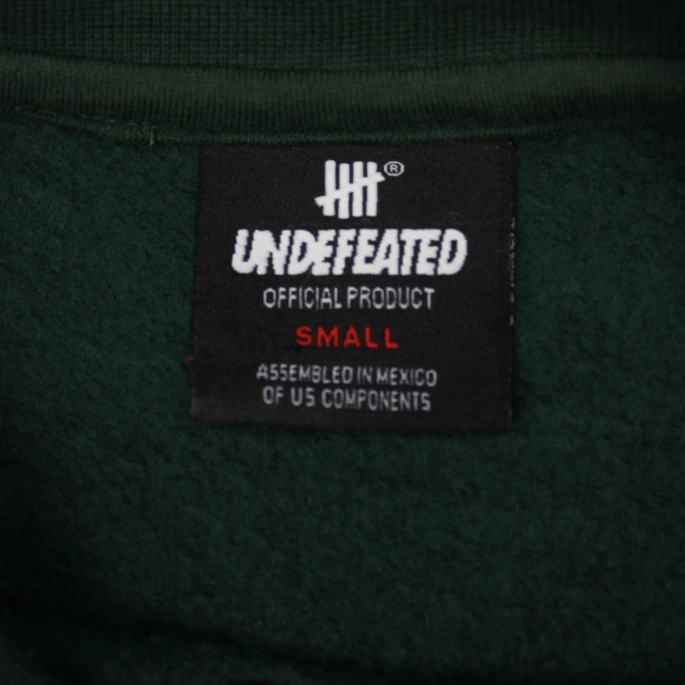 Undefeated Undefeated Sweatshirt Men S Green L/S Pullover Crewneck Logo 90s Style Regular Fit Vintage: No Size US S / EU 44-46 / 1 - 6 Thumbnail
