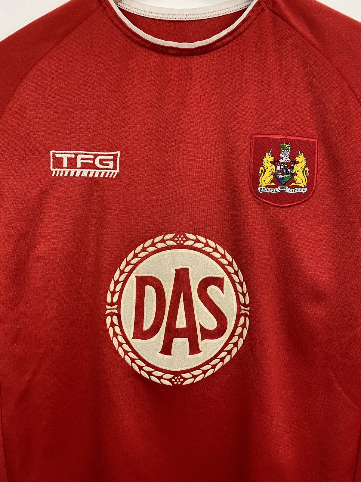 Adidas 🏴󠁧󠁢󠁥󠁮󠁧󠁿 Vintage 2004 TFG Bristol City Soccer Jersey Rare Retro Size US S / EU 44-46 / 1 - 4 Thumbnail