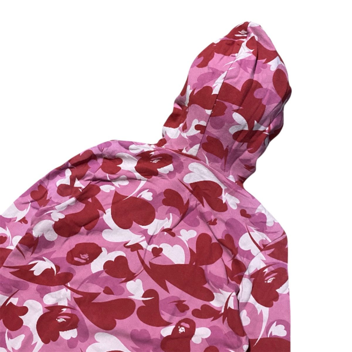 Bape Bape Pink Heart Camo Women’s Pullover Hoodie Size S / US 4 / IT 40 - 7 Thumbnail
