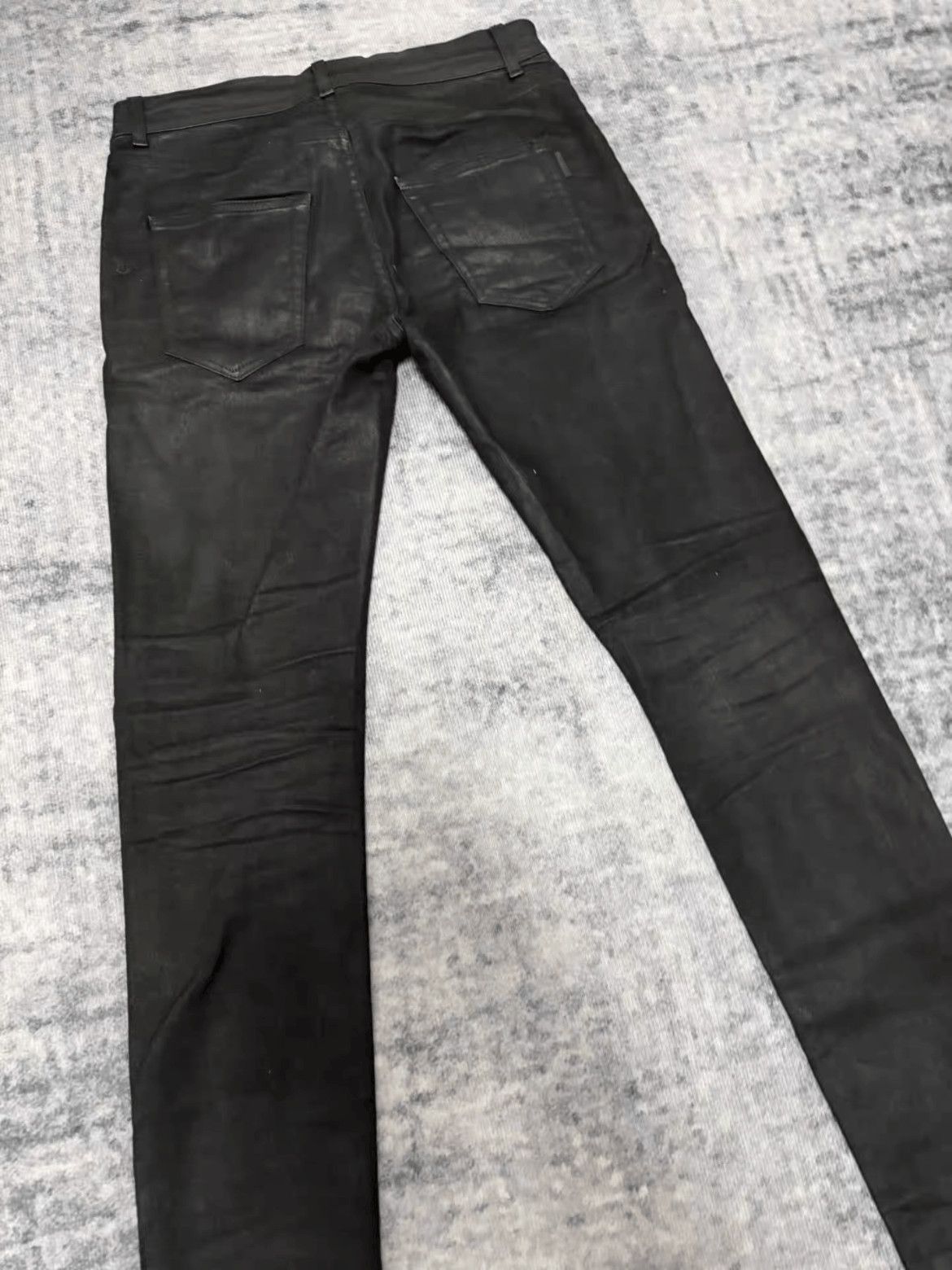 Saint Laurent Paris Saint Laurent Paris 18AW Waxed Denim-2508 Size US 30 / EU 46 - 4 Thumbnail