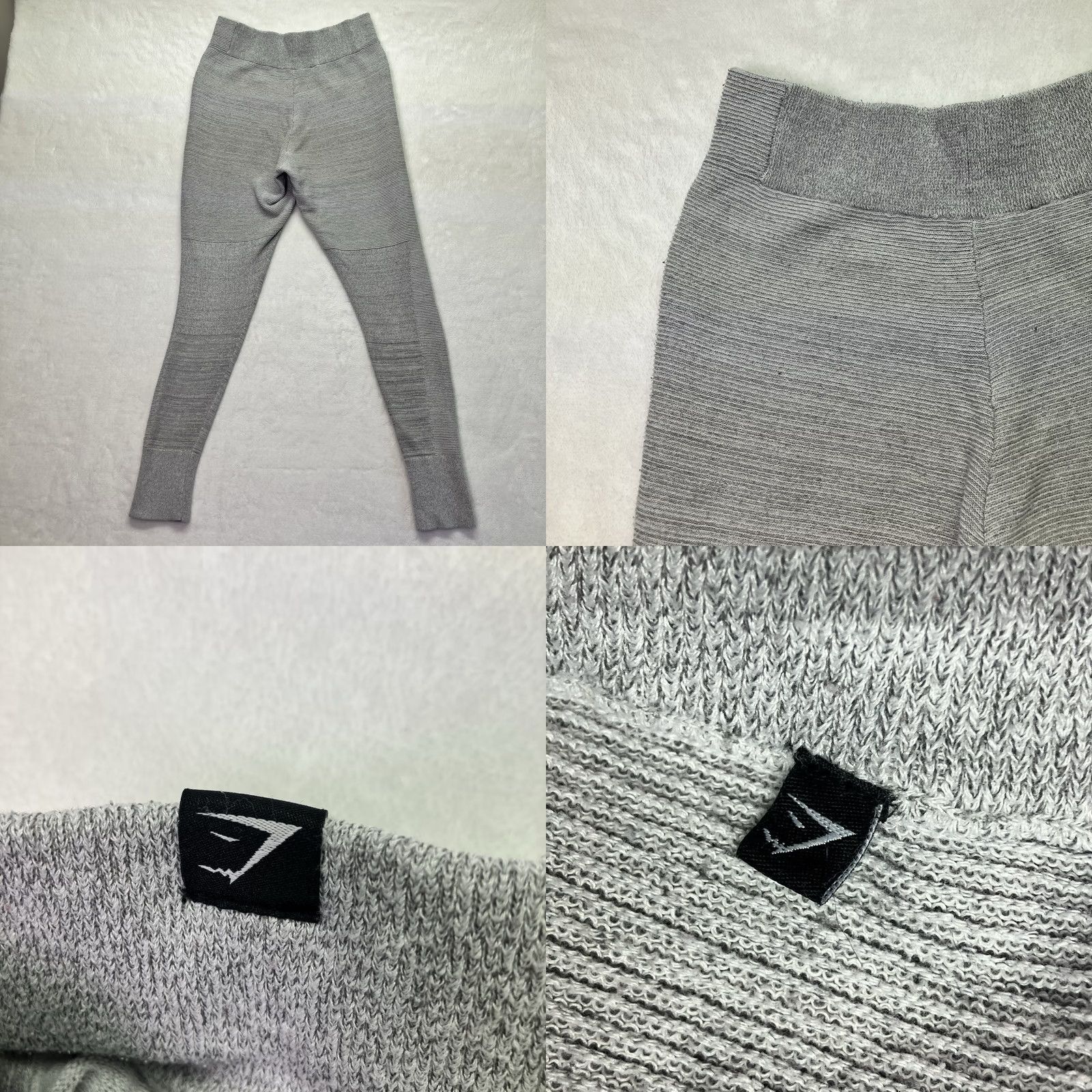 Gymshark Gymshark Time Out Leggings Jogger Running Tight Knit Gray Womens Size M Size 32" / US 10 / IT 46 - 8 Thumbnail