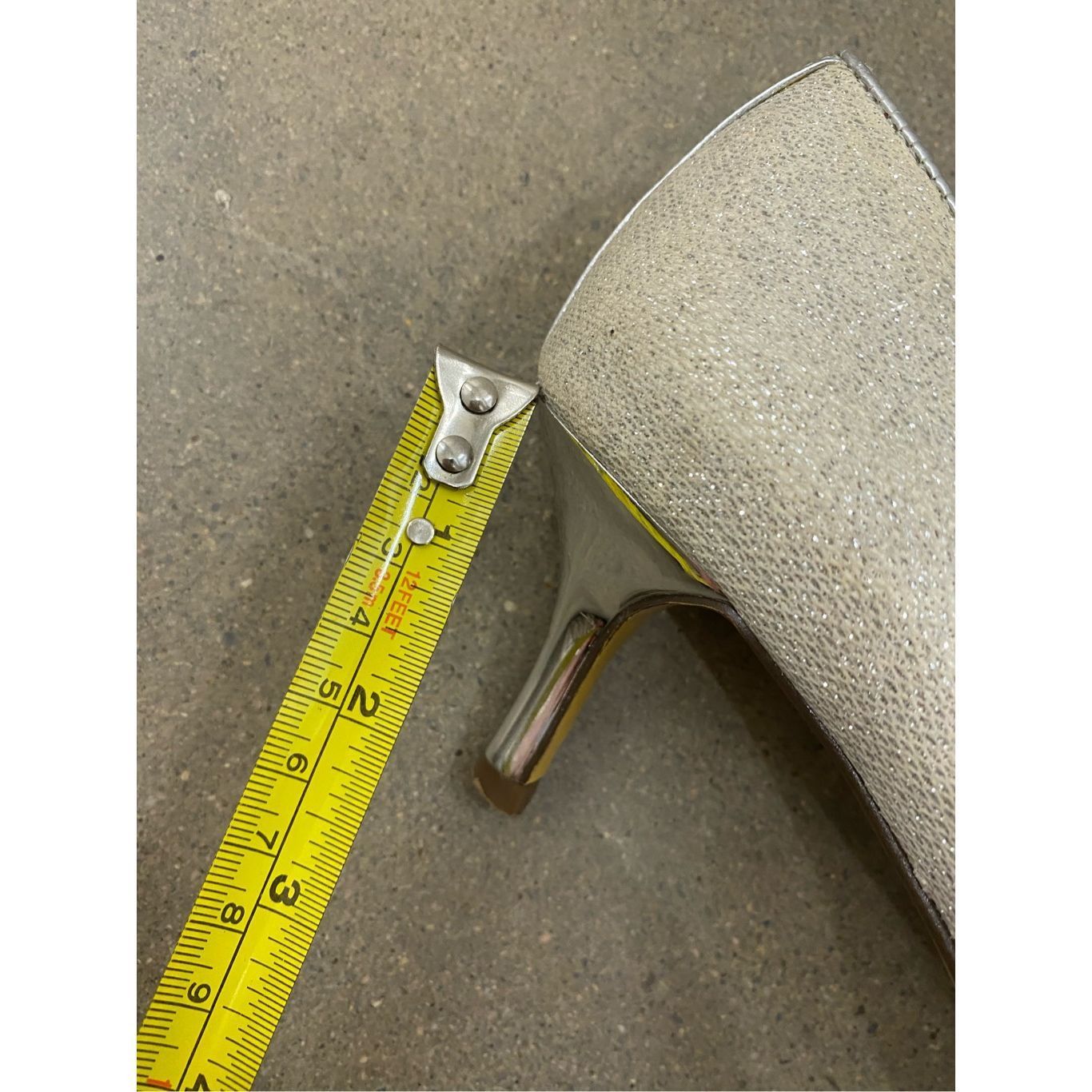 Mac Miller I. Miller Celest Champagne Cocktail Dress Wedding Shoes Heel Size US 6.5 / IT 36.5 - 5 Thumbnail