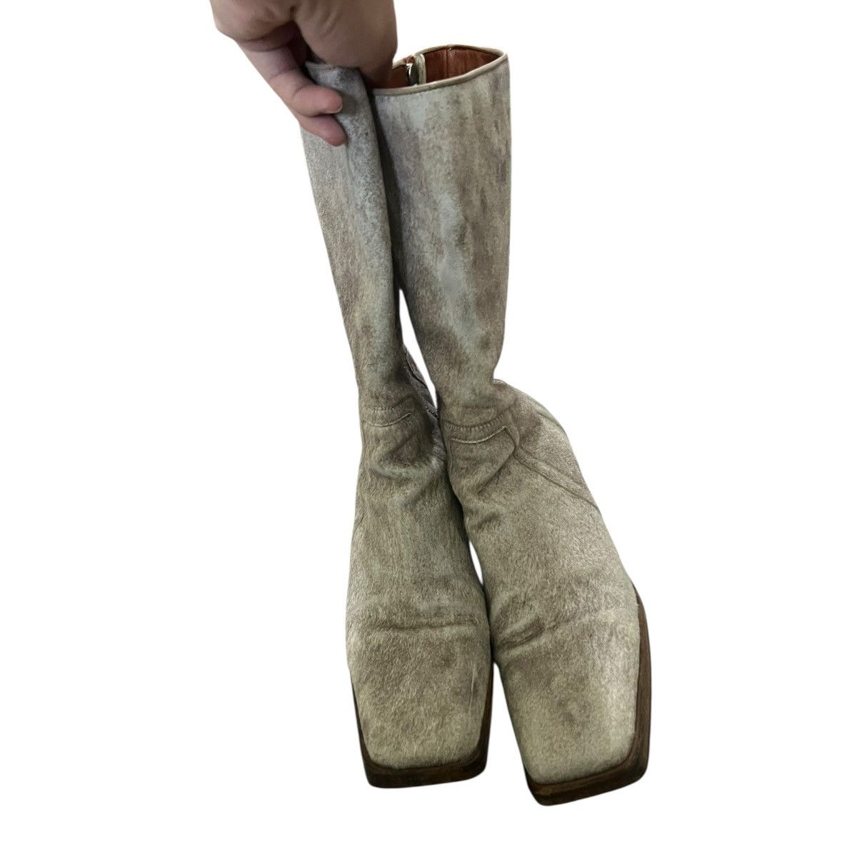Rick Owens Rick owens fw18 sisyphus cinnamon ponyhair wedges Size US 8.5 / EU 41-42 - 4 Thumbnail