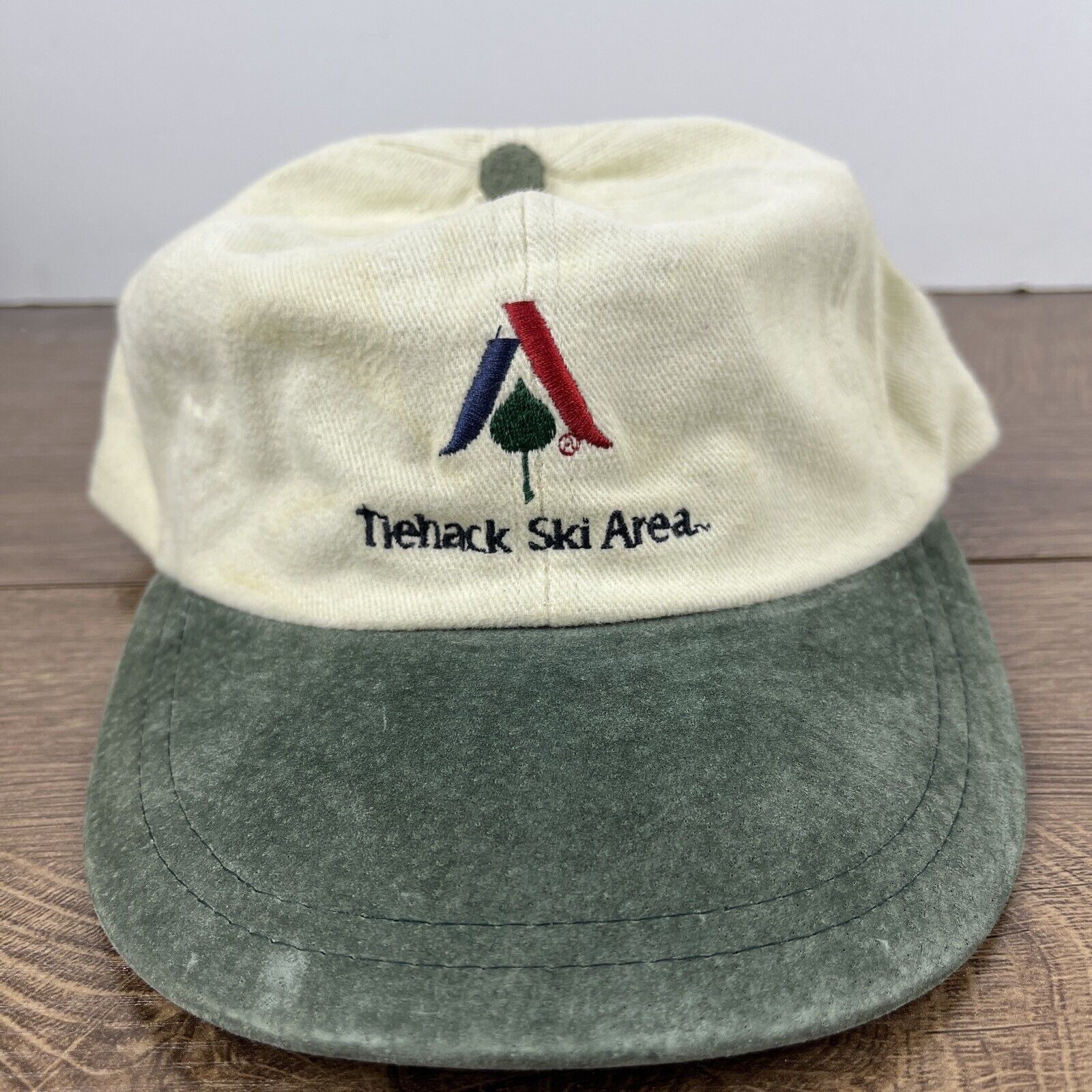 Other Tiehack Ski Area Hat Tiehack Tan Brown Hat Adjustable Adult Size ONE SIZE - 5 Thumbnail