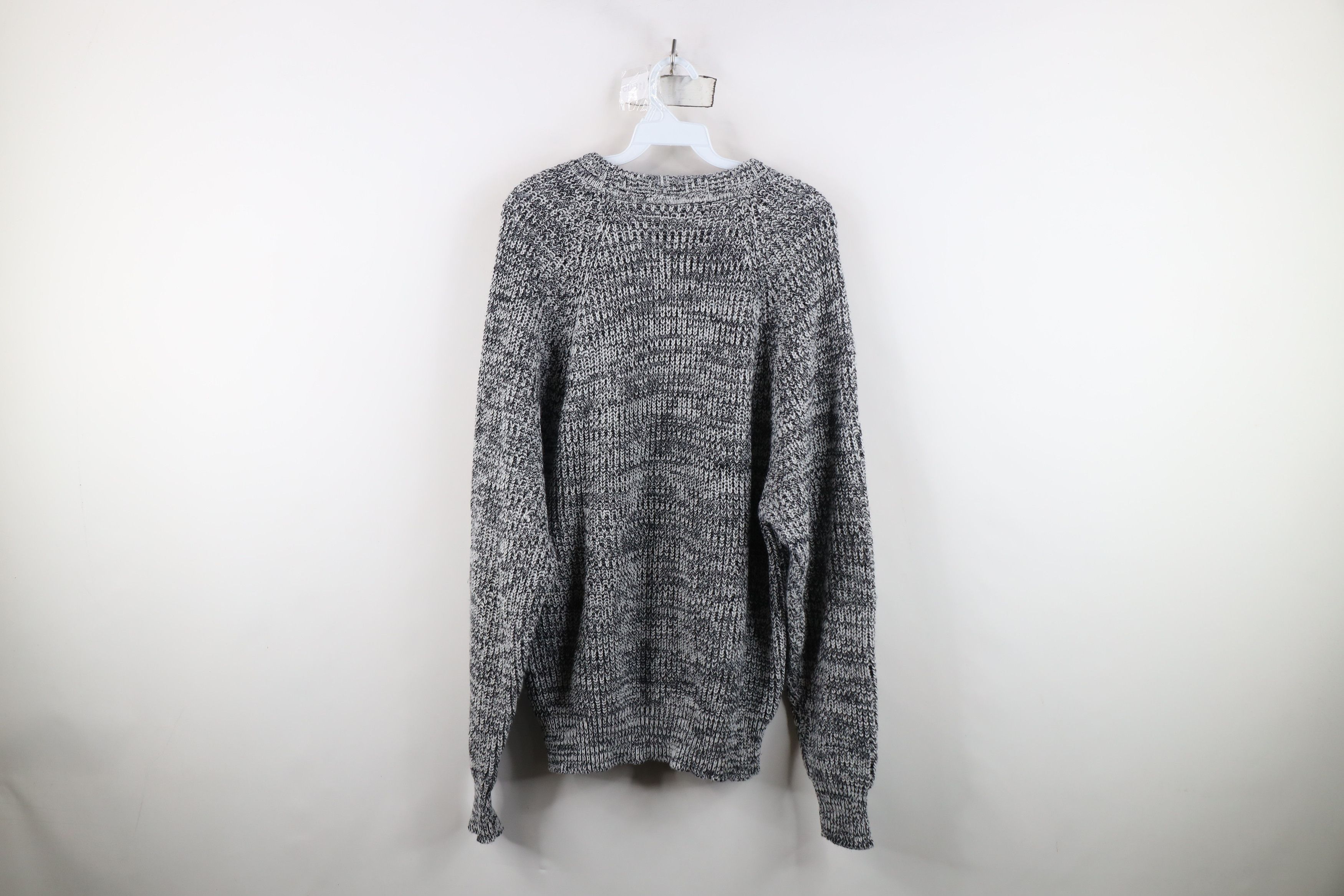 Vintage Vintage 90s Streetwear Chunky Ribbed Knit Crewneck Sweater Size US XL / EU 56 / 4 - 7 Thumbnail