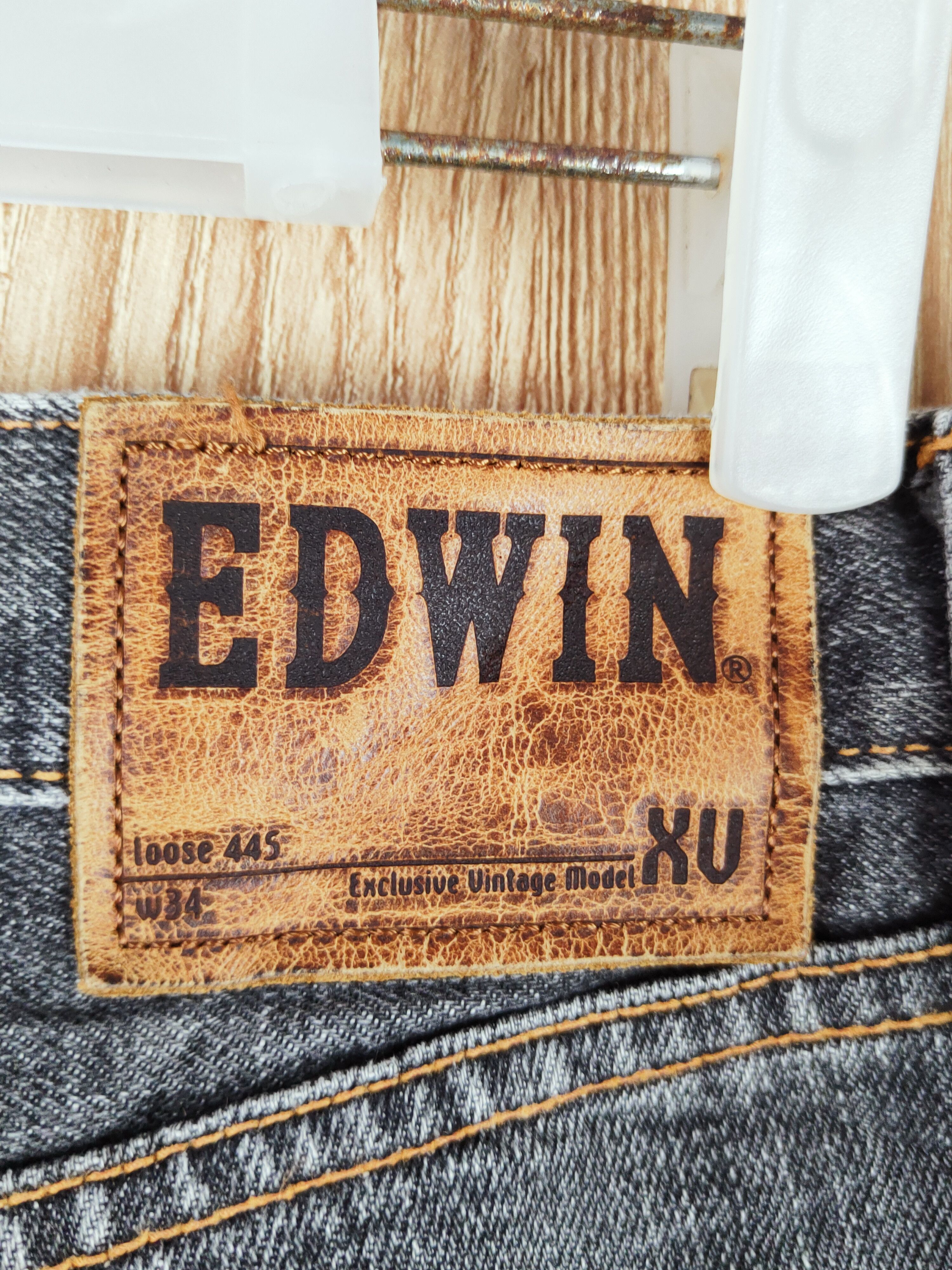 Edwin Edwin Black Distressed Ripped Jeans #S2682 Size US 34 / EU 50 - 8 Thumbnail