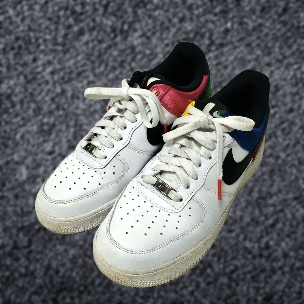 Nike Nike Air Force Sneaker Mens Men 5US White Multicolor LTD Original Collection VHTF Size US 9 / EU 42 - 1 Thumbnail