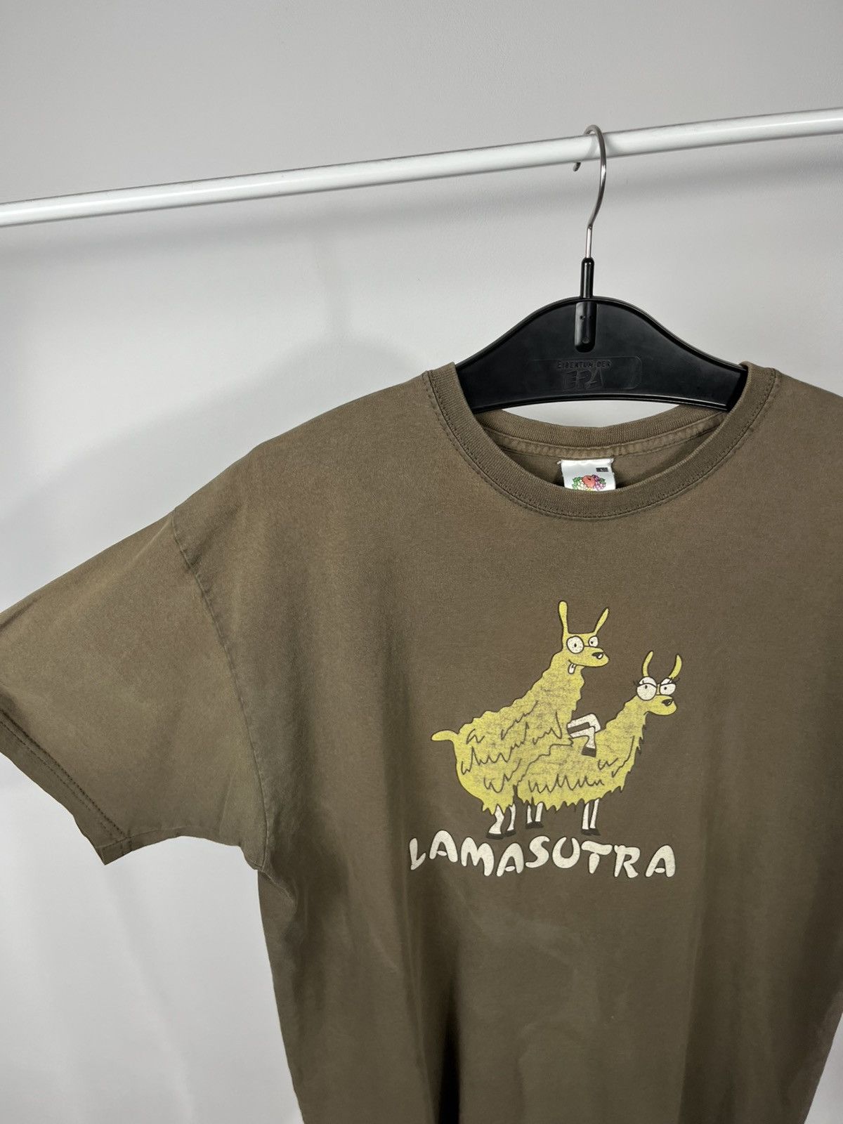 Other Lamasutra Llama Graphic T-Shirt Brown Fruit of the Loom L Size US L / EU 52-54 / 3 - 5 Thumbnail