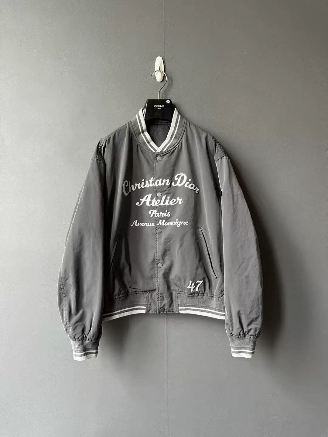 Dior Dior baseball jacket with logo design Size US XXL / EU 58 / 5 - 1 Thumbnail