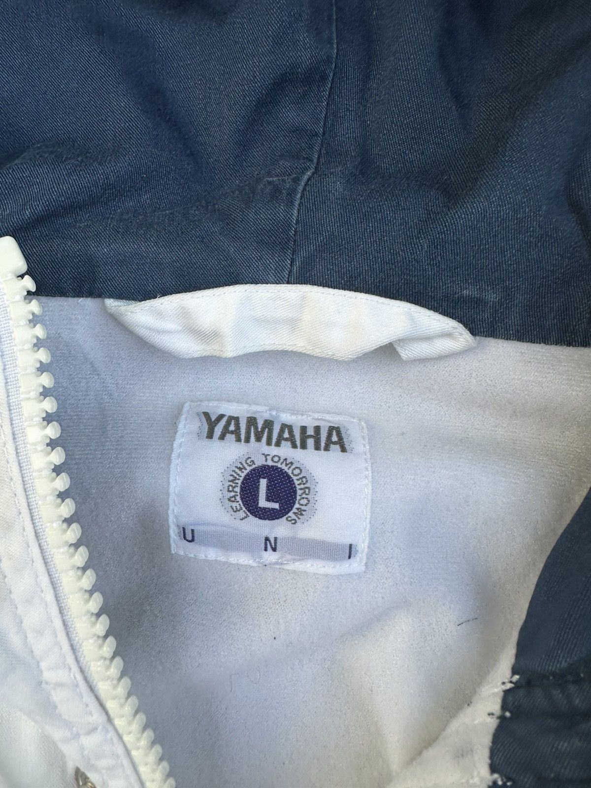 Vintage 🪖Vintage Yamaha Sport Style All White Bomber Jacket Size US M / EU 48-50 / 2 - 10 Thumbnail