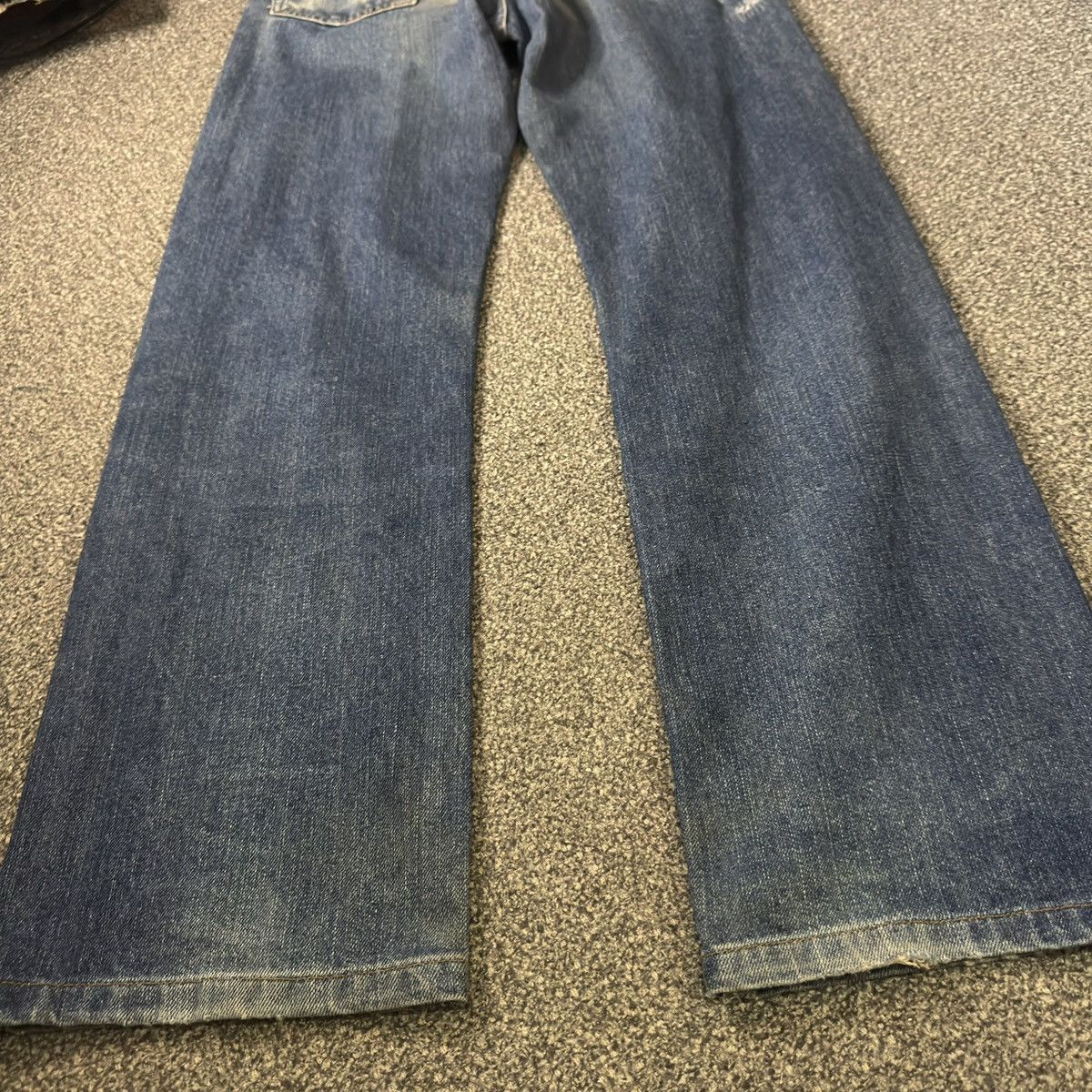 Warehouse Vintage Japanese Denim Warehouse Distressed Dirty Wash Jean Size US 27 - 10 Thumbnail