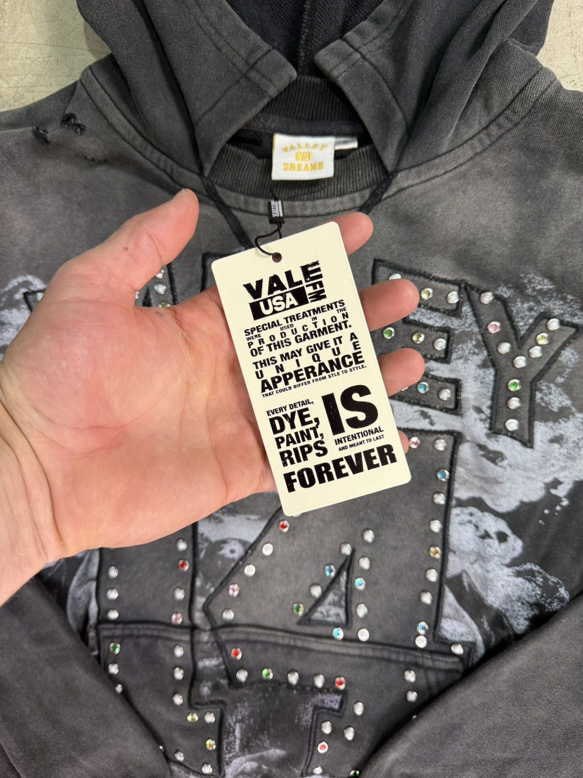 Vale Vale Forever Bling Pullover Hoodie Size US S / EU 44-46 / 1 - 4 Thumbnail