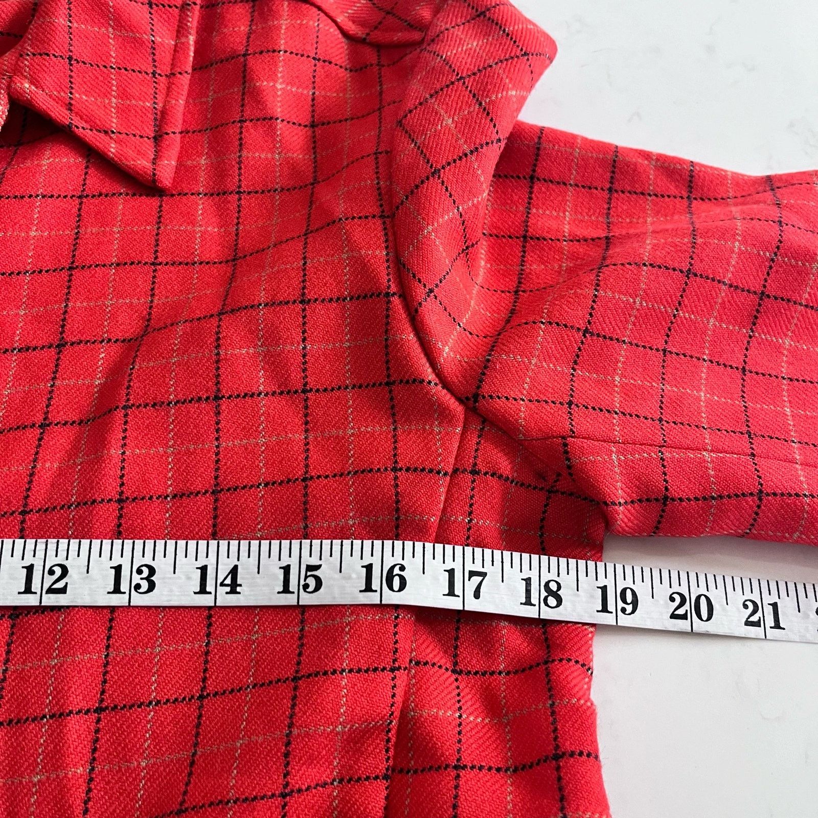 Brooks Brothers Brooks Brothers Vintage Plaid Wool Button Front Jacket Size L / US 10 / IT 46 - 7 Thumbnail