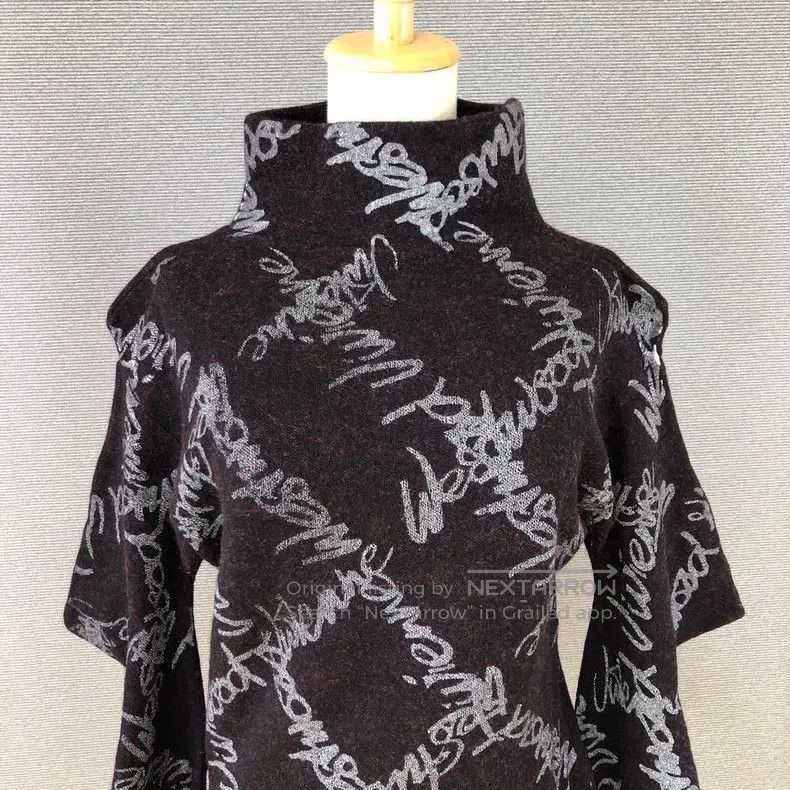 Vivienne Westwood Vivienne Westwood Black witch slant angle letter graffiti Size M / US 6-8 / IT 42-44 - 3 Thumbnail