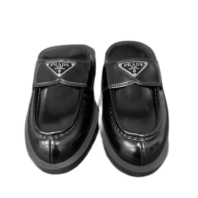 Prada Prada Black Slip-On Loafers Size 37-yf Size US 6.5 / EU 39-40 - 1 Thumbnail
