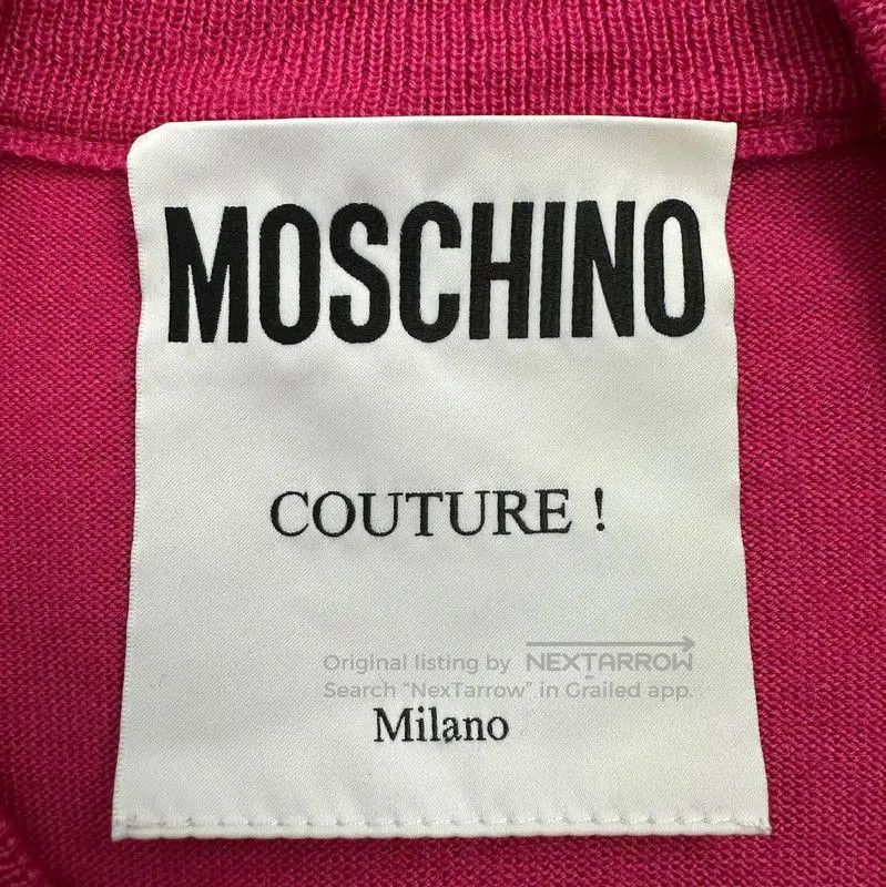 Moschino Moschino Pink Bear Graphic Pullover Sweater . Size M / US 6-8 / IT 42-44 - 7 Thumbnail