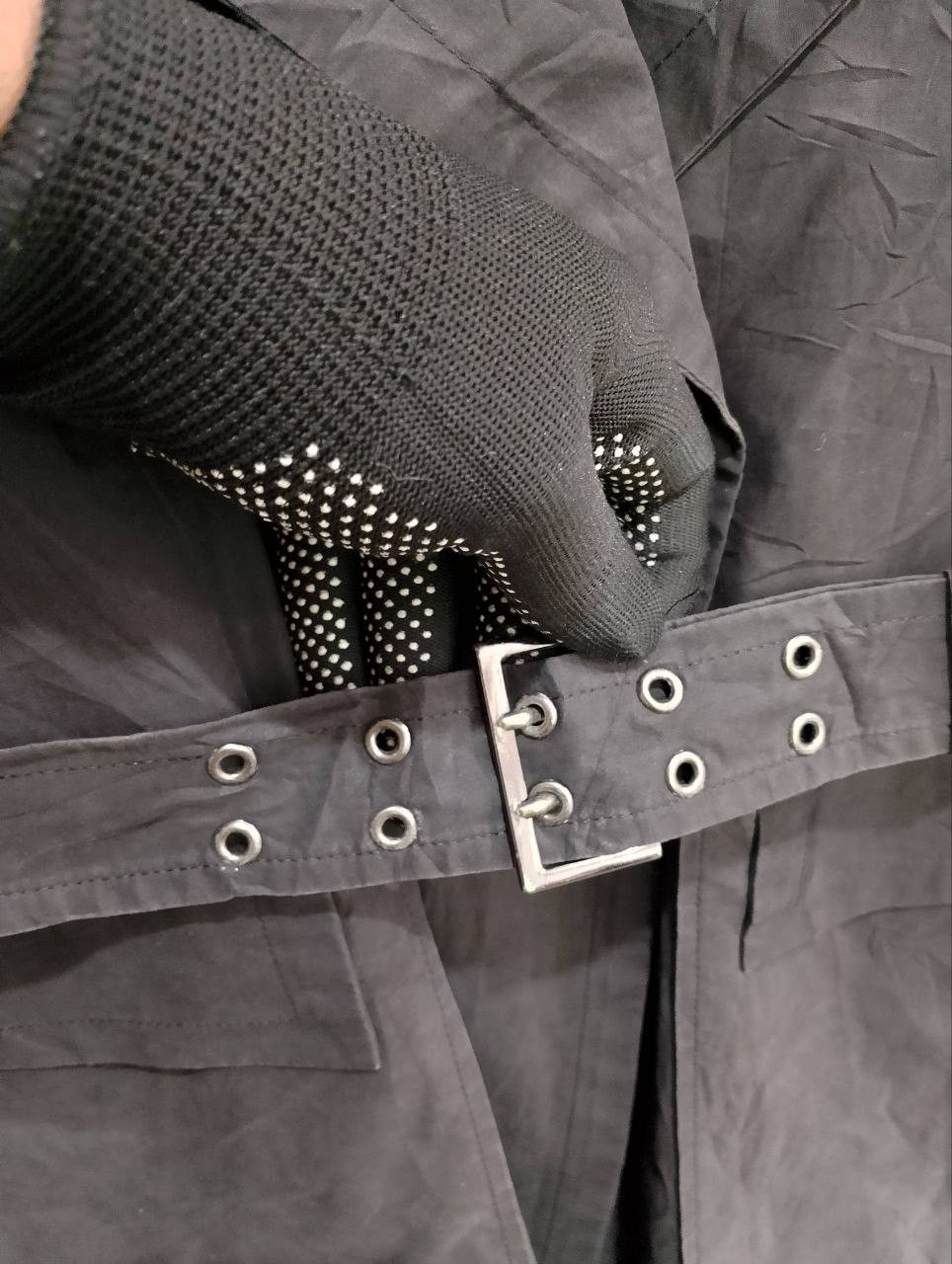 If Six Was Nine PLANET REMIX Made in Japan Black Trench Coats Size S / US 4 / IT 40 - 8 Thumbnail