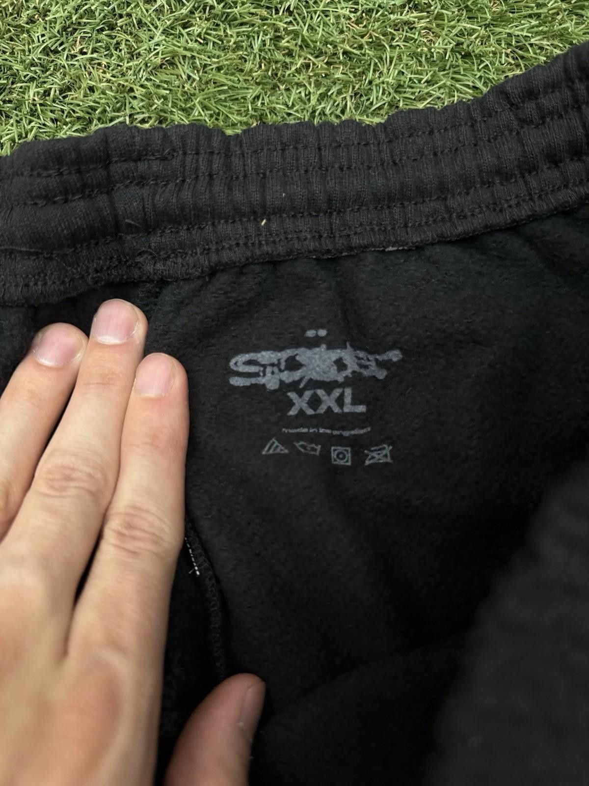 Sp5der Sp5der OG Web V2 Phantom Sweatshort “Black Red” New (XXL) Size US 40 / EU 56 - 7 Thumbnail
