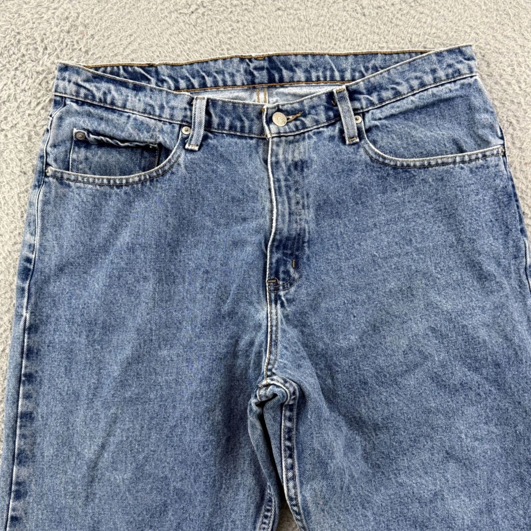 Polo Ralph Lauren VINTAGE Polo Ralph Lauren Jeans Mens 36x25 Blue Baggy Loose Denim Y2K Preppy USA Jeans Mens 36x25 Blue Size US M / EU 48-50 / 2 - 3 Thumbnail
