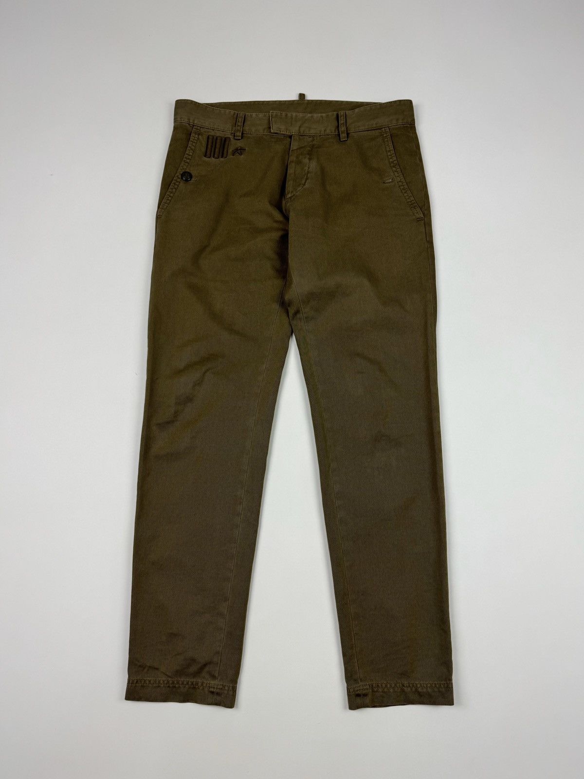 Dsquared2 Dsquared2 Khaki Chino Pants Size 32" / US 10 / IT 46 - 1 Thumbnail