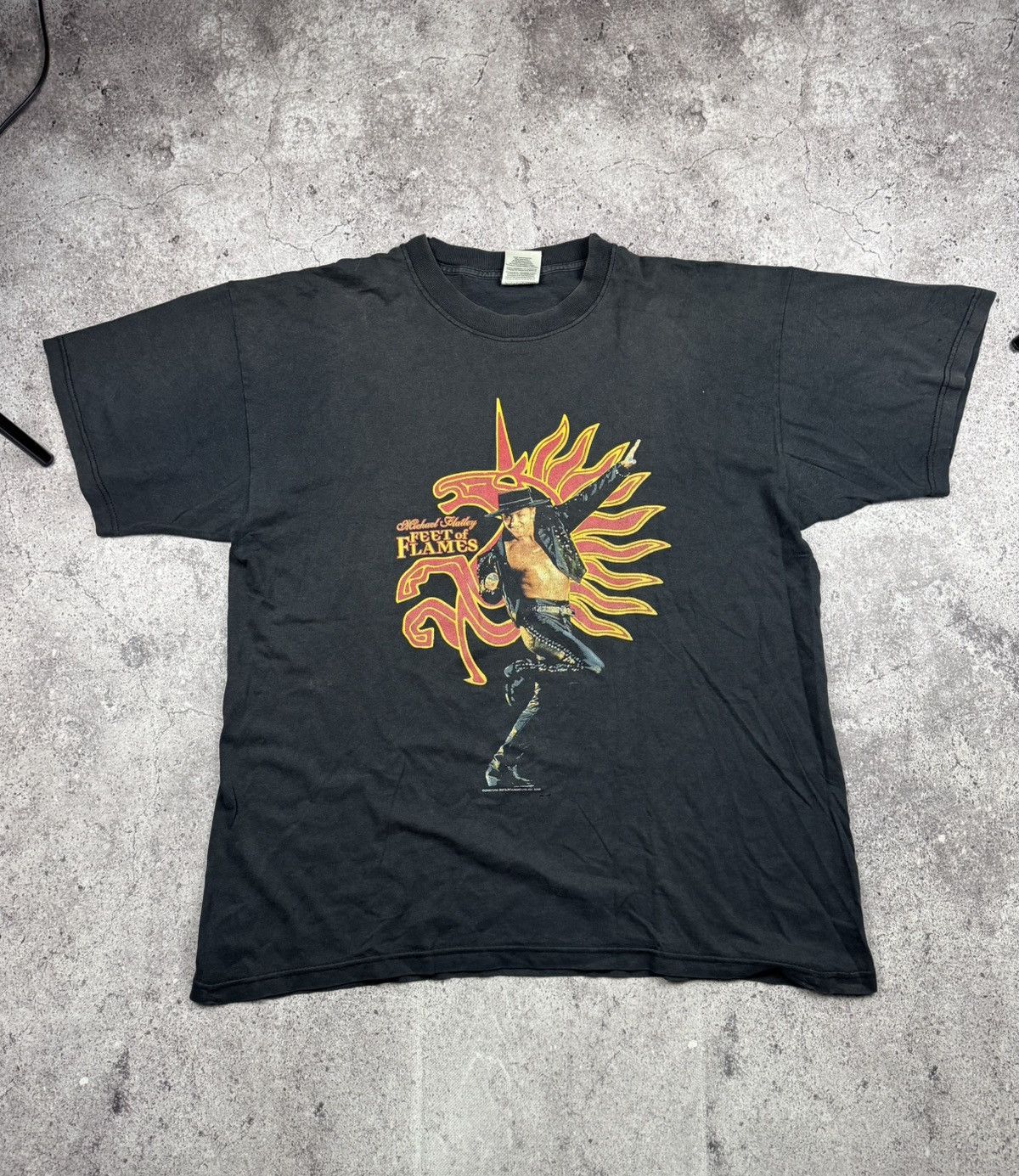 Band Tees Vintage 2000 Michael Flatley's "FEET OF FLAMES” Faded Band Size US XL / EU 56 / 4 - 3 Thumbnail