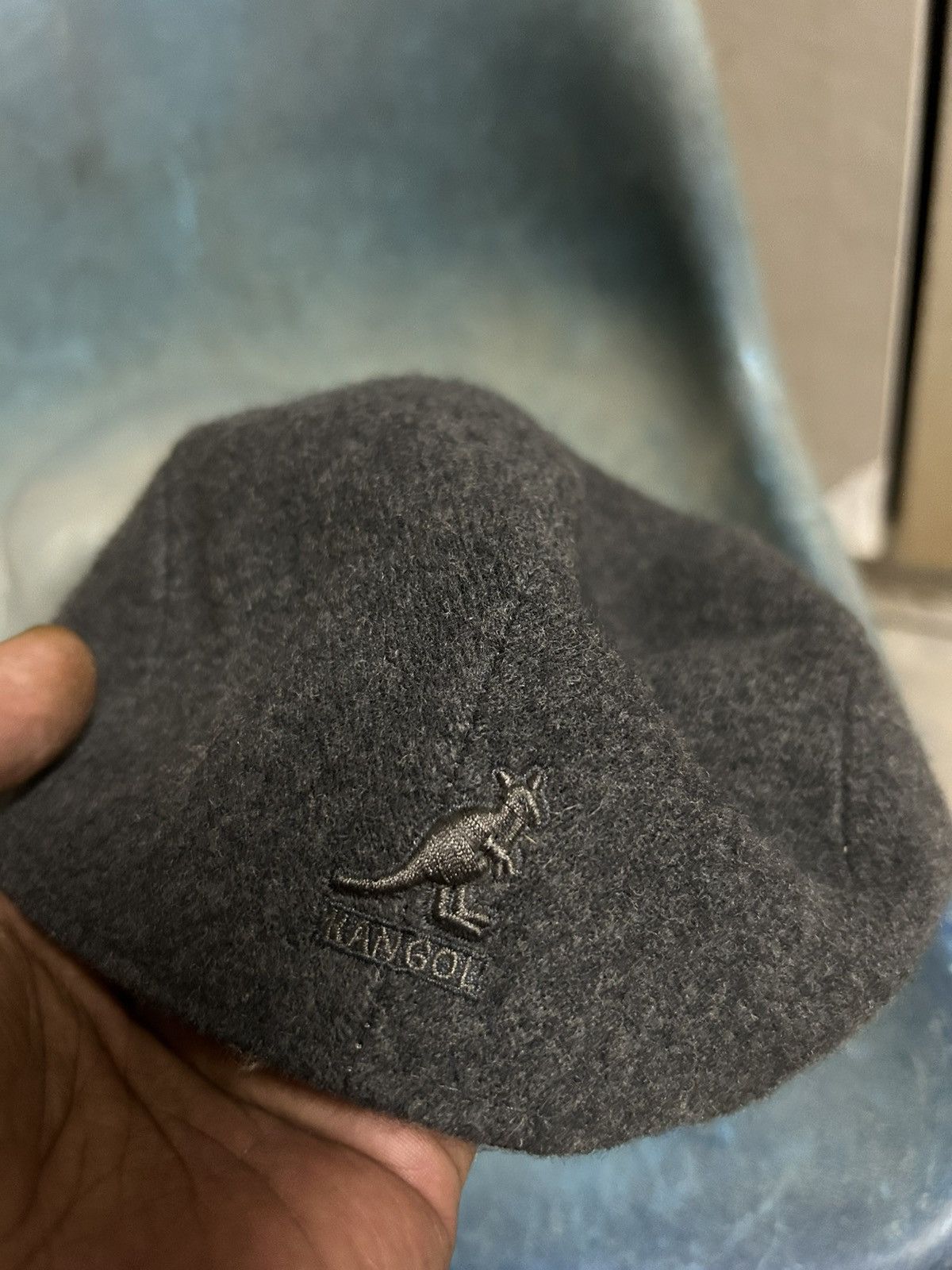Kangol Wool 507 Charcoal Grey Flat Cap Size ONE SIZE - 5 Thumbnail
