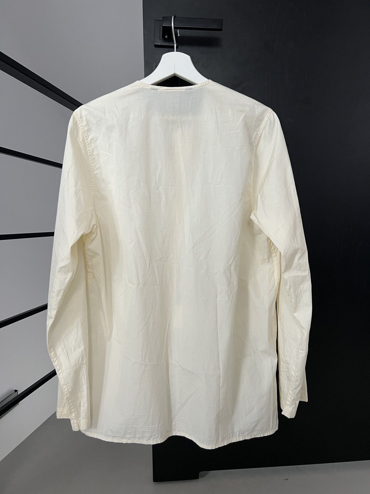 Paul Harnden Shoemakers PAUL HARNDEN WHITE SLANT SHIRT Size US L / EU 52-54 / 3 - 2 Thumbnail